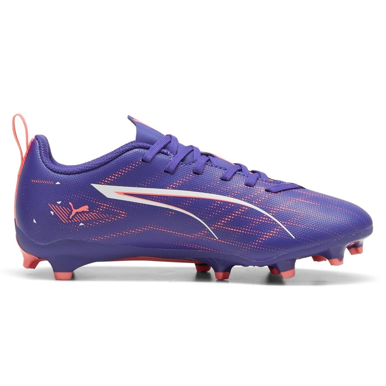 Puma Ultra 5 Play FG AG Junior Soccer Cleats Lapis Lazuli Puma White Sunset Glow 5