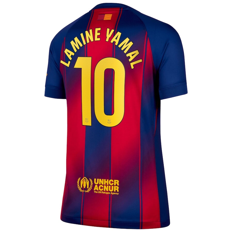 Lamine Yamal FC Barcelona 2025/26 Stadium Home Official Jerseys Nike Blue S