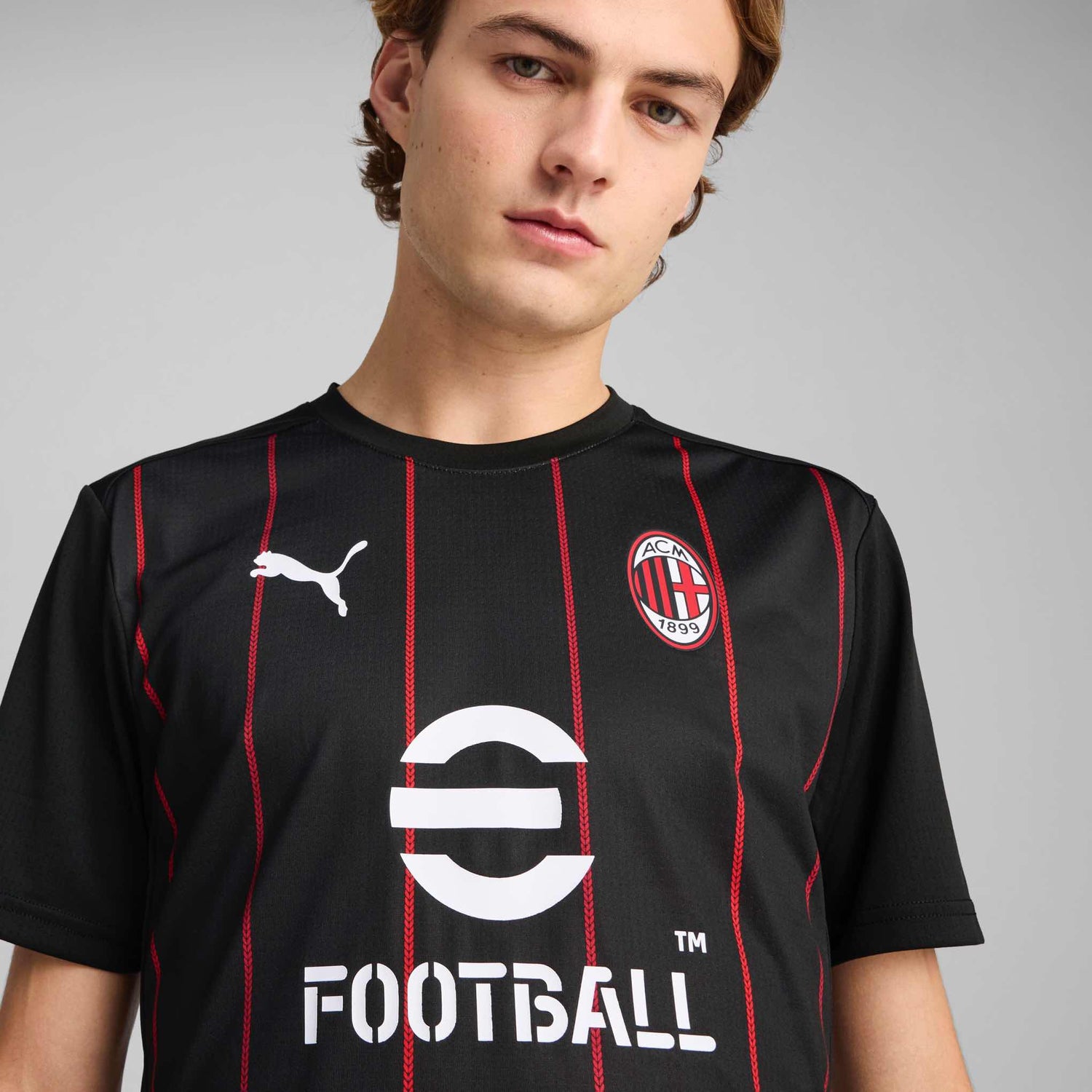 AC Milan Pre-match Jersey Licensed Jerseys Puma