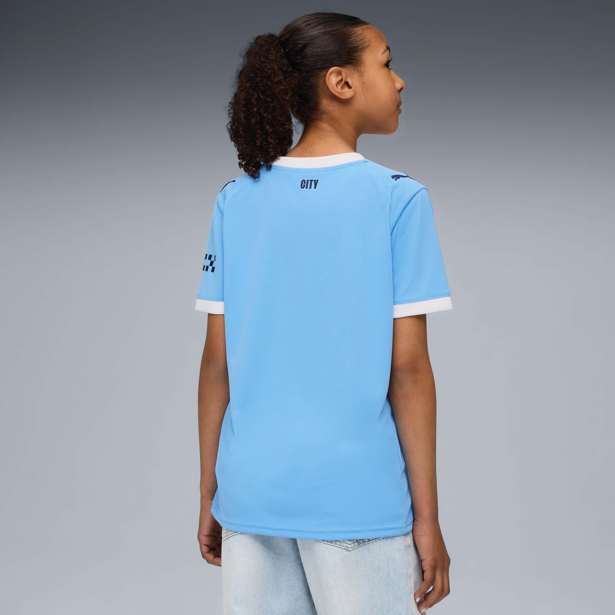 Manchester City 25/26 Home Jersey Jr. Licensed Jerseys Puma