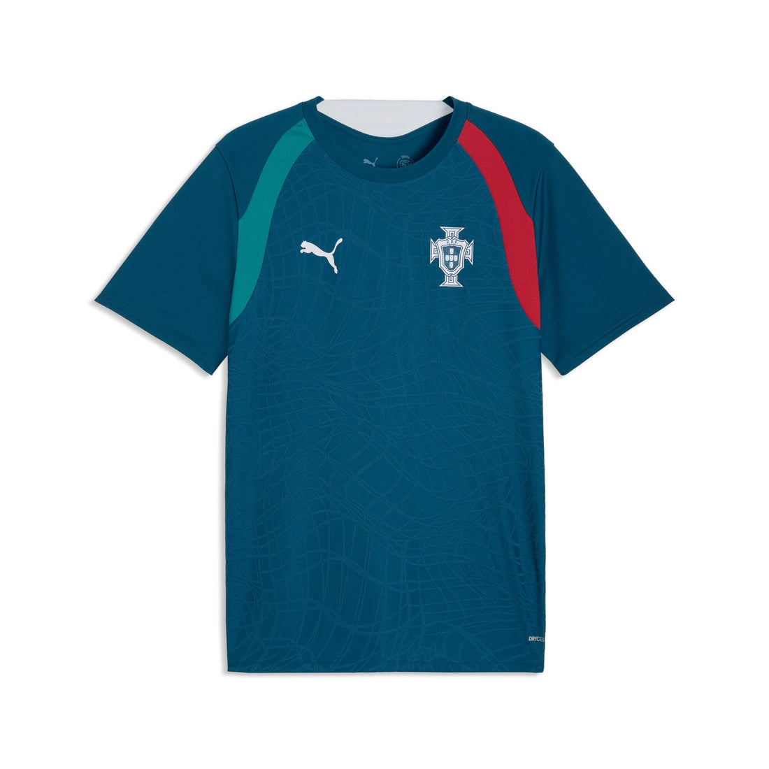 Portugal Training Top front view in teal