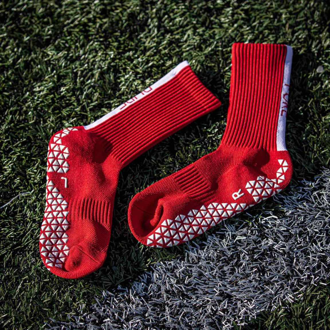 Pure Grip Socks Red Grip Socks Pure