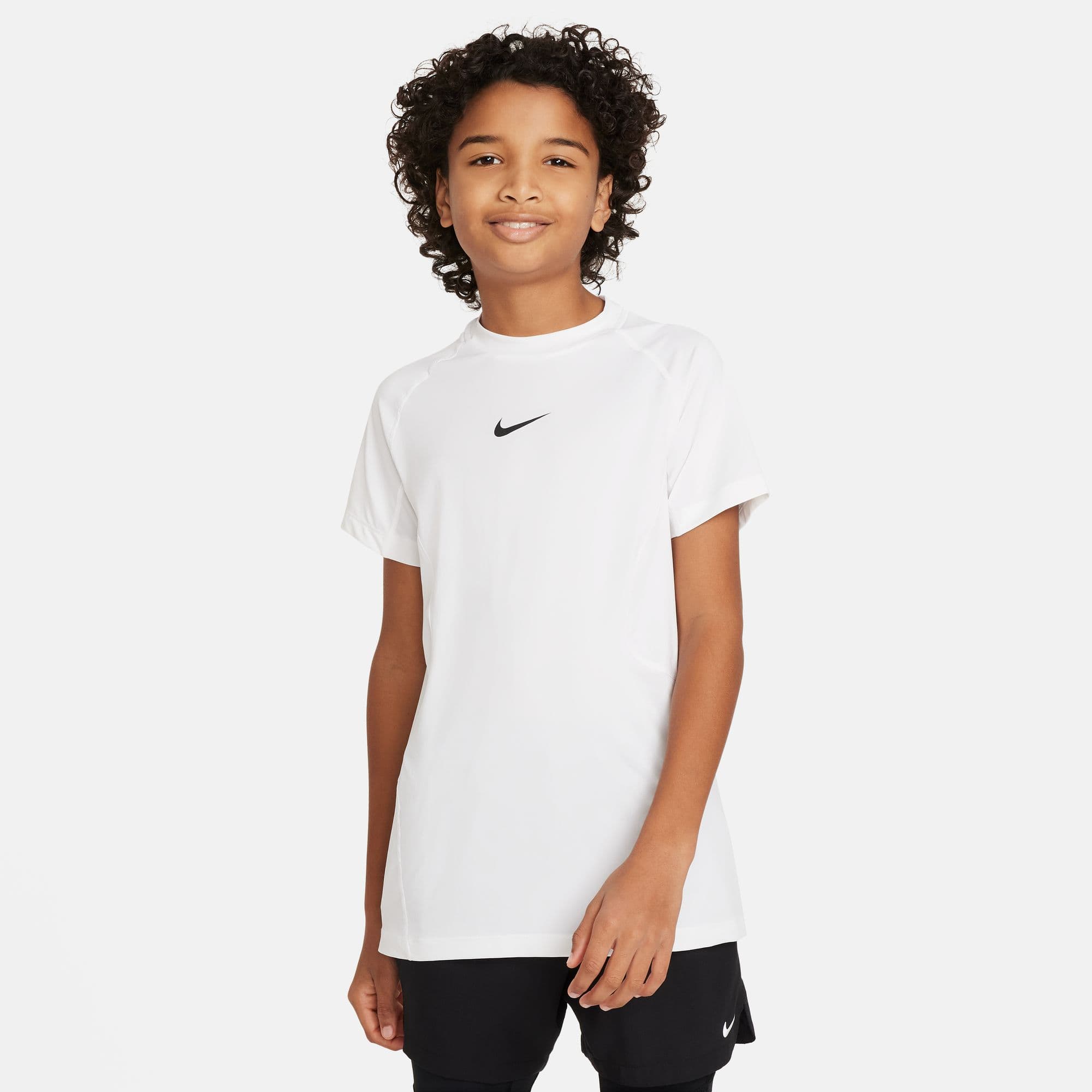 Nike Pro Training Tops Nike White YXS