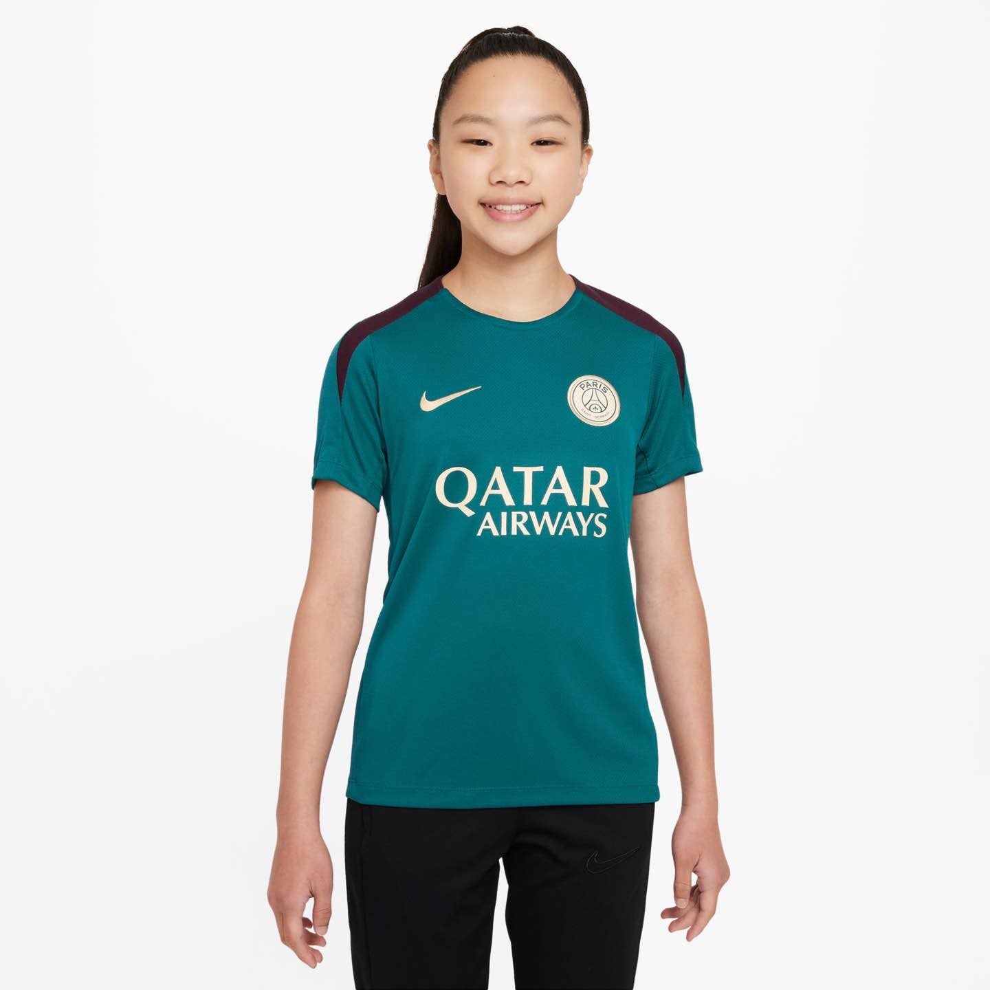 Paris Saint-Germain Strike Licensed Jerseys Nike Green YS