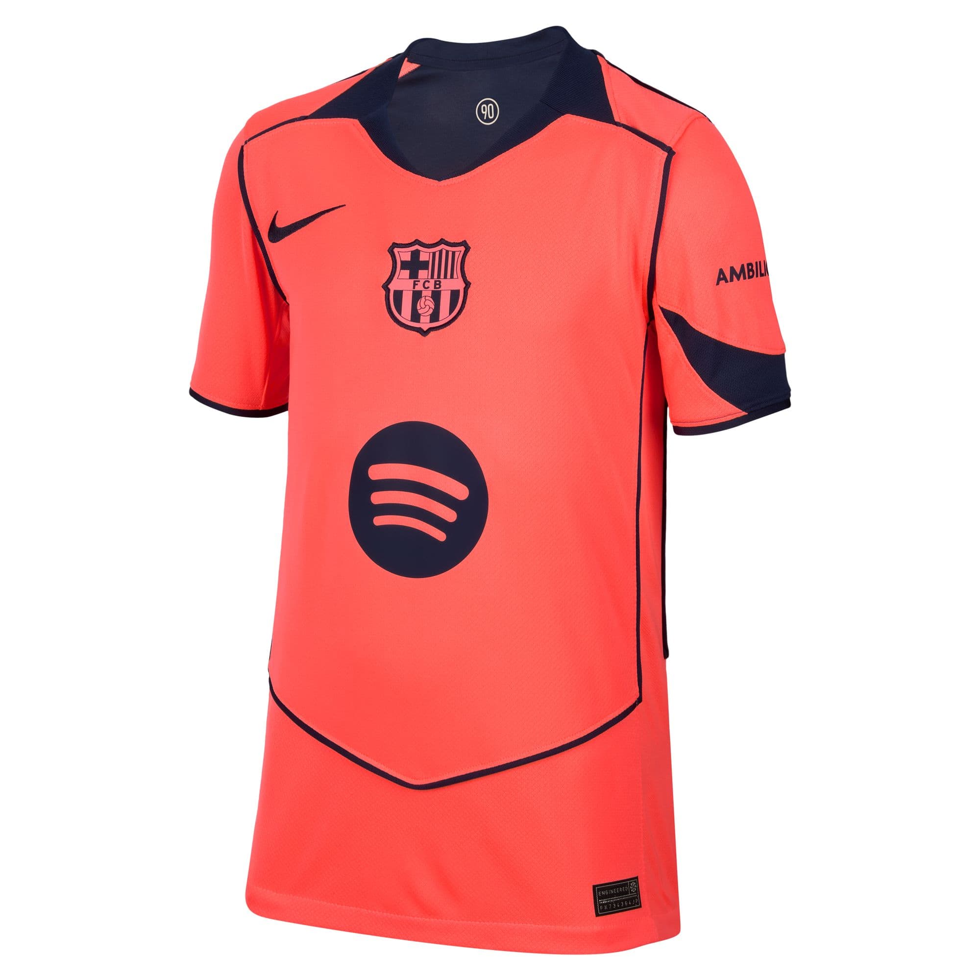 FC Barcelona 2025/26 Stadium Third Jr. Official Jerseys Nike