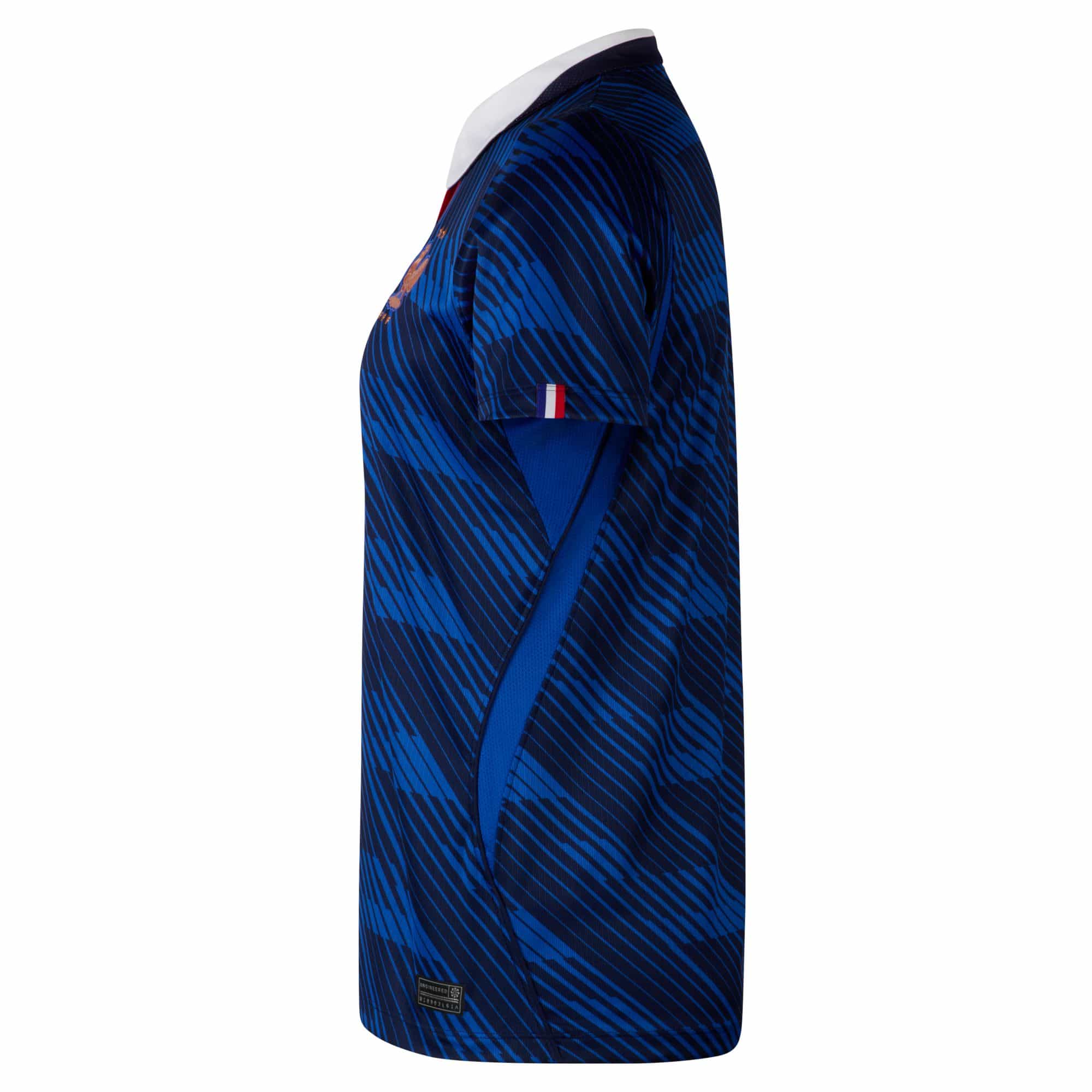 France 2026 Stadium Home Jersey Women side view in blue