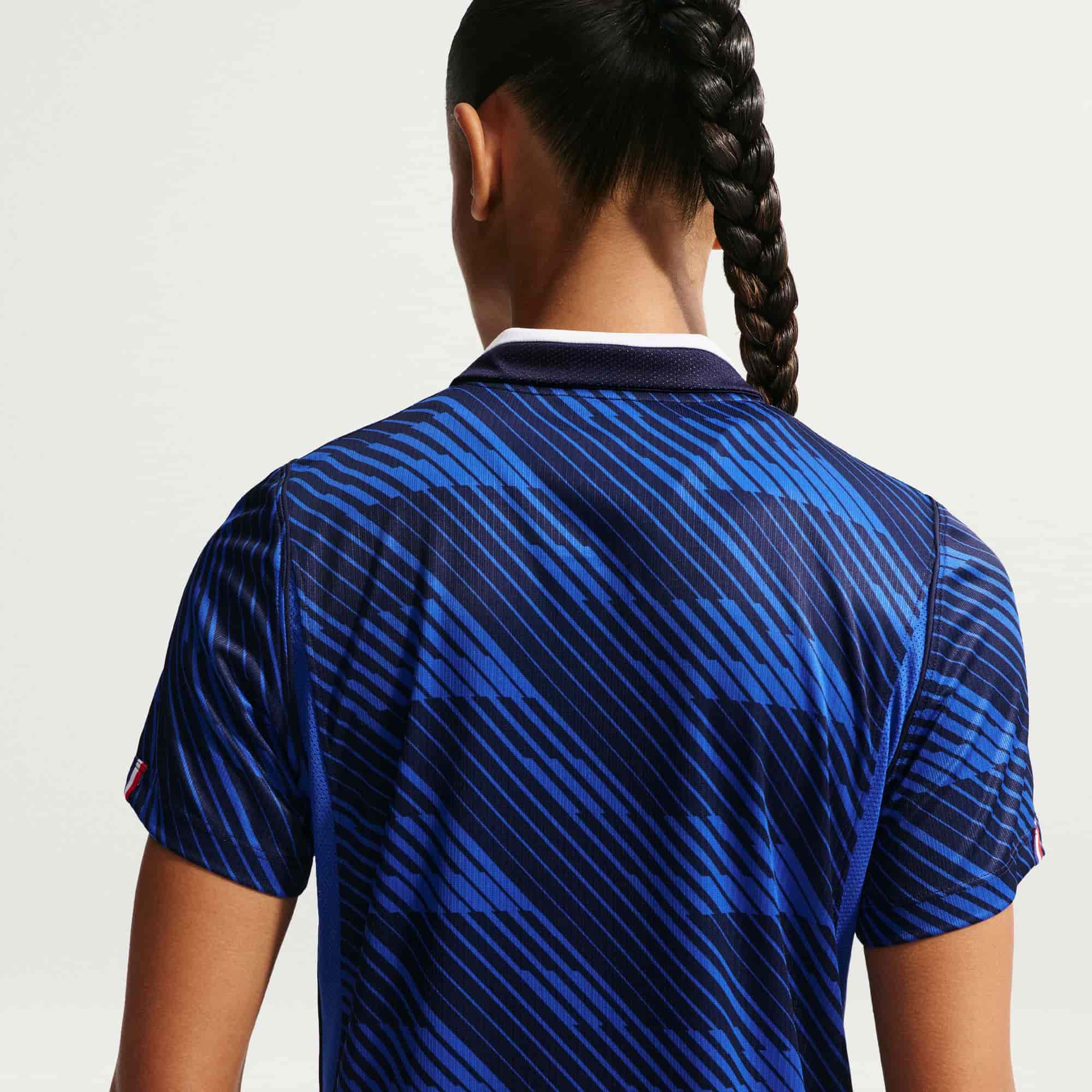 France 2026 Stadium Home Jersey Women back view in blue