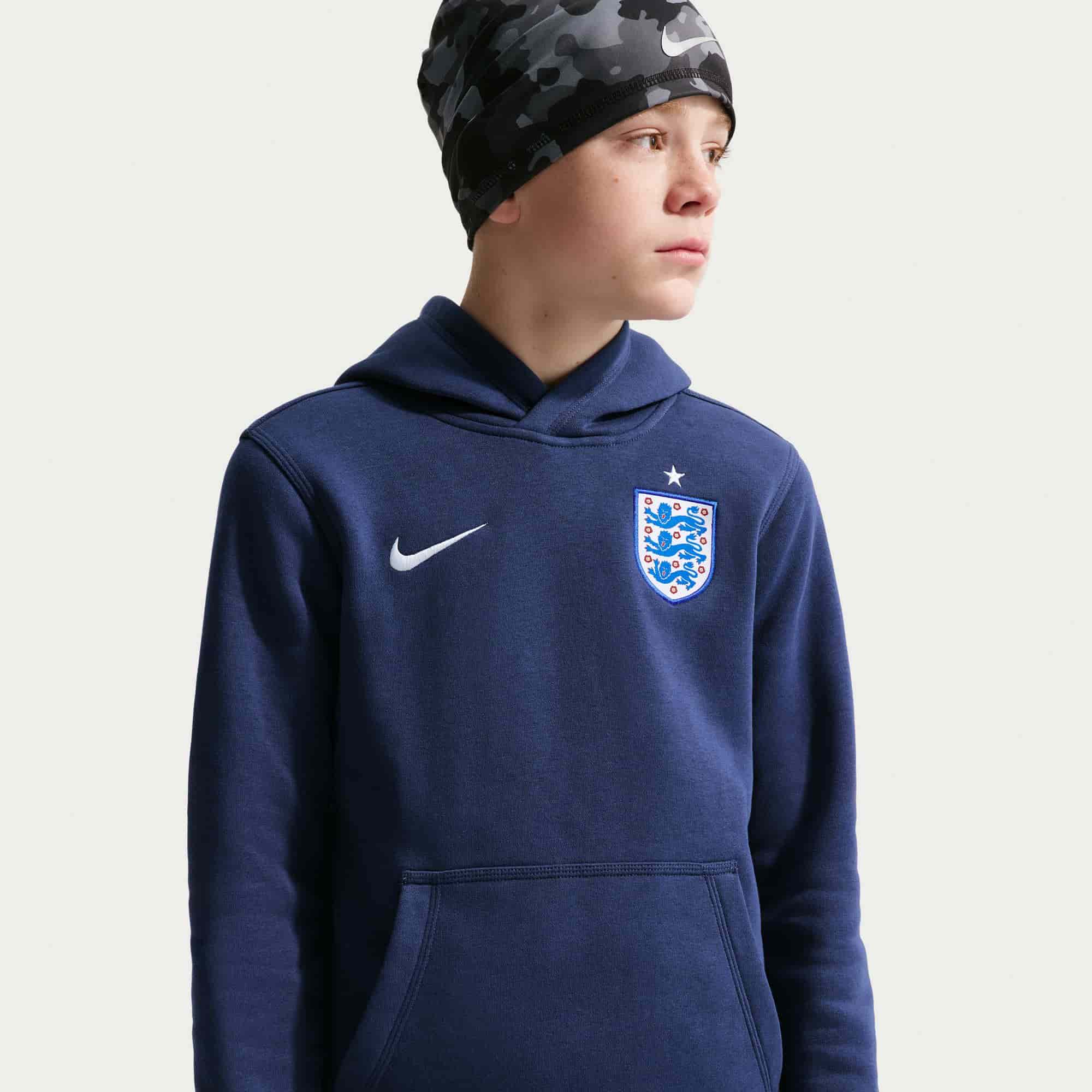 England Club Hoodie Youth Hoodies Nike Blue YXS