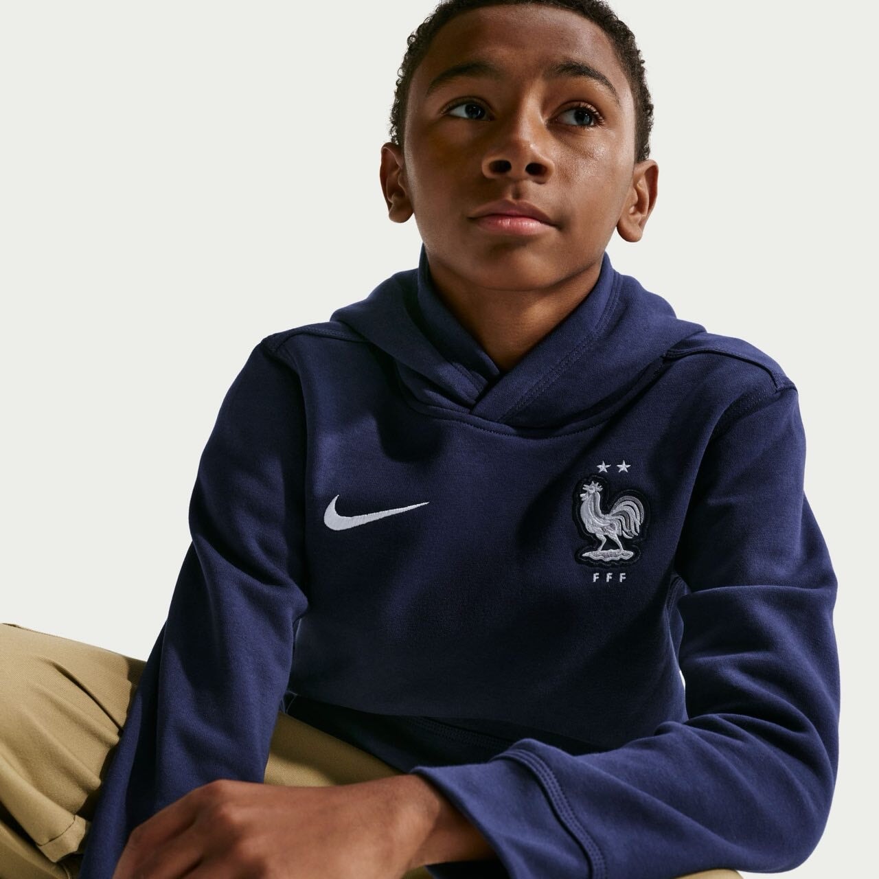 France Club Hoodie Youth Hoodies Nike Blue YS