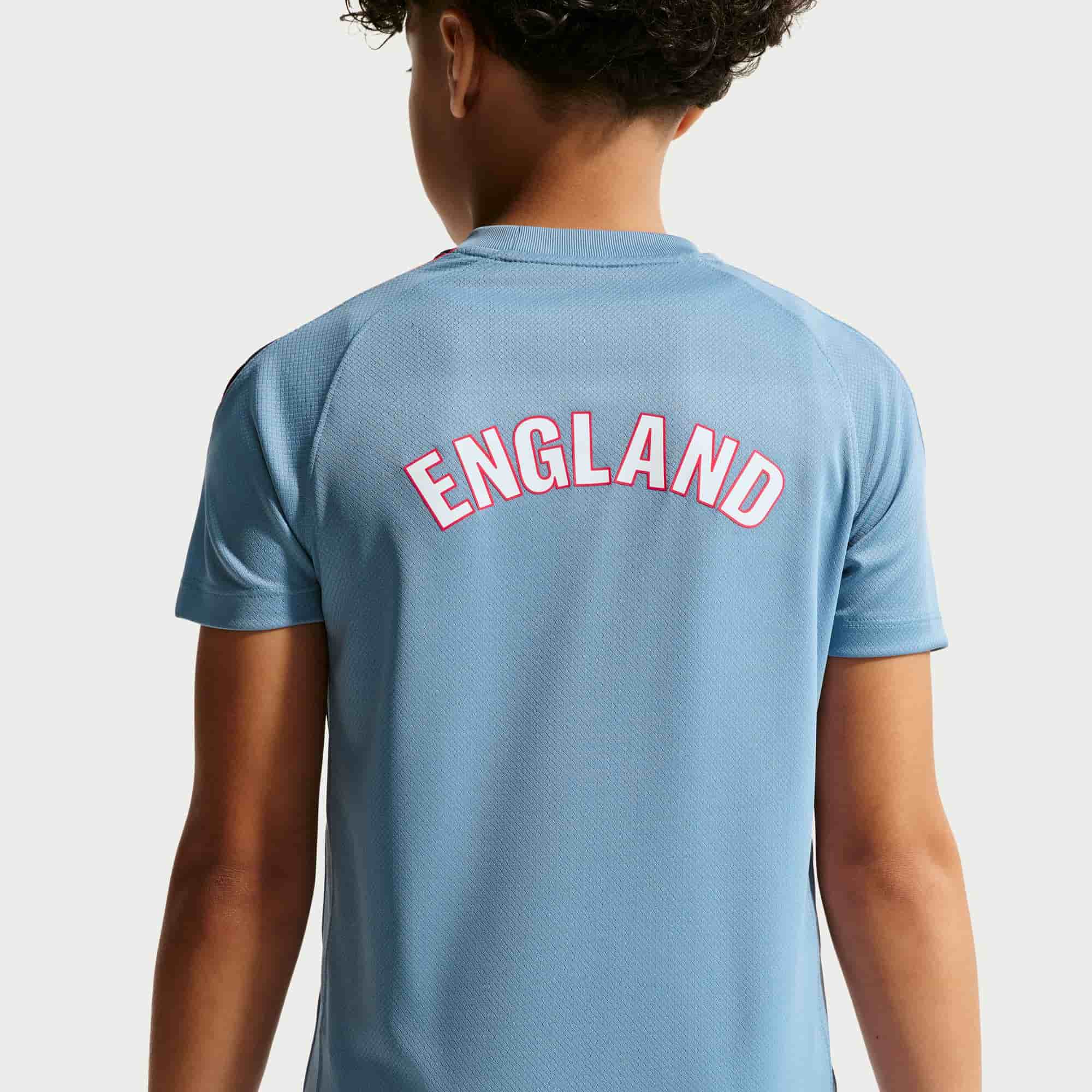 England Strike Training Top Youth back graphic detail