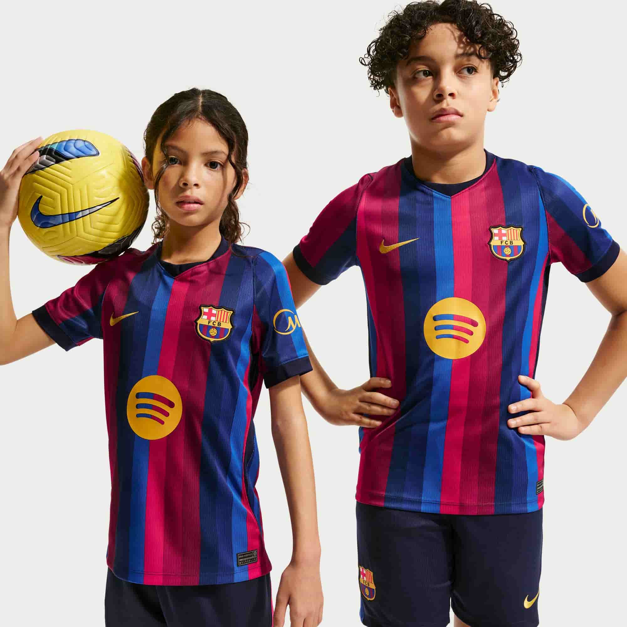 FC Barcelona 2026/27 Stadium Home Jersey Youth Official Jerseys Nike Red YXS