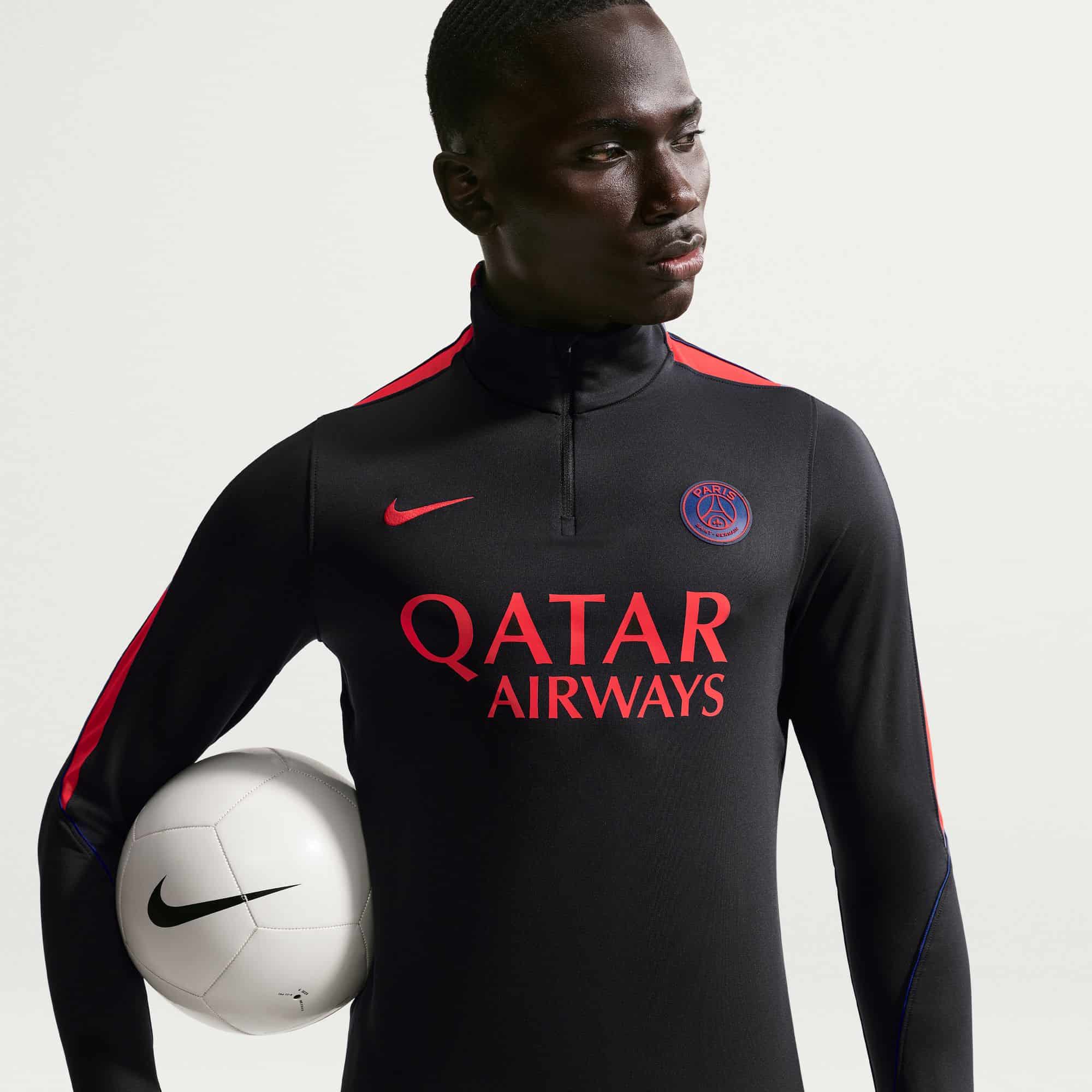 Paris Saint-Germain Strike Drill Training Top front view