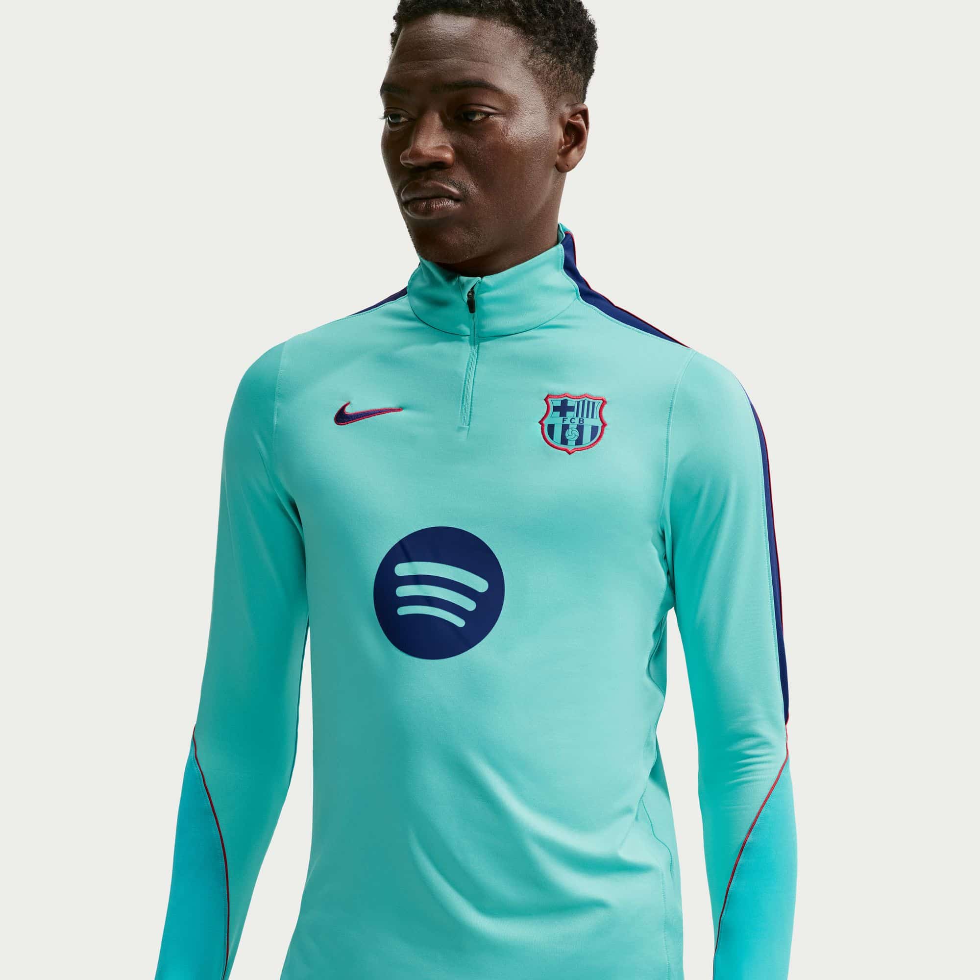 FC Barcelona Strike Third Training Tops Nike Green S