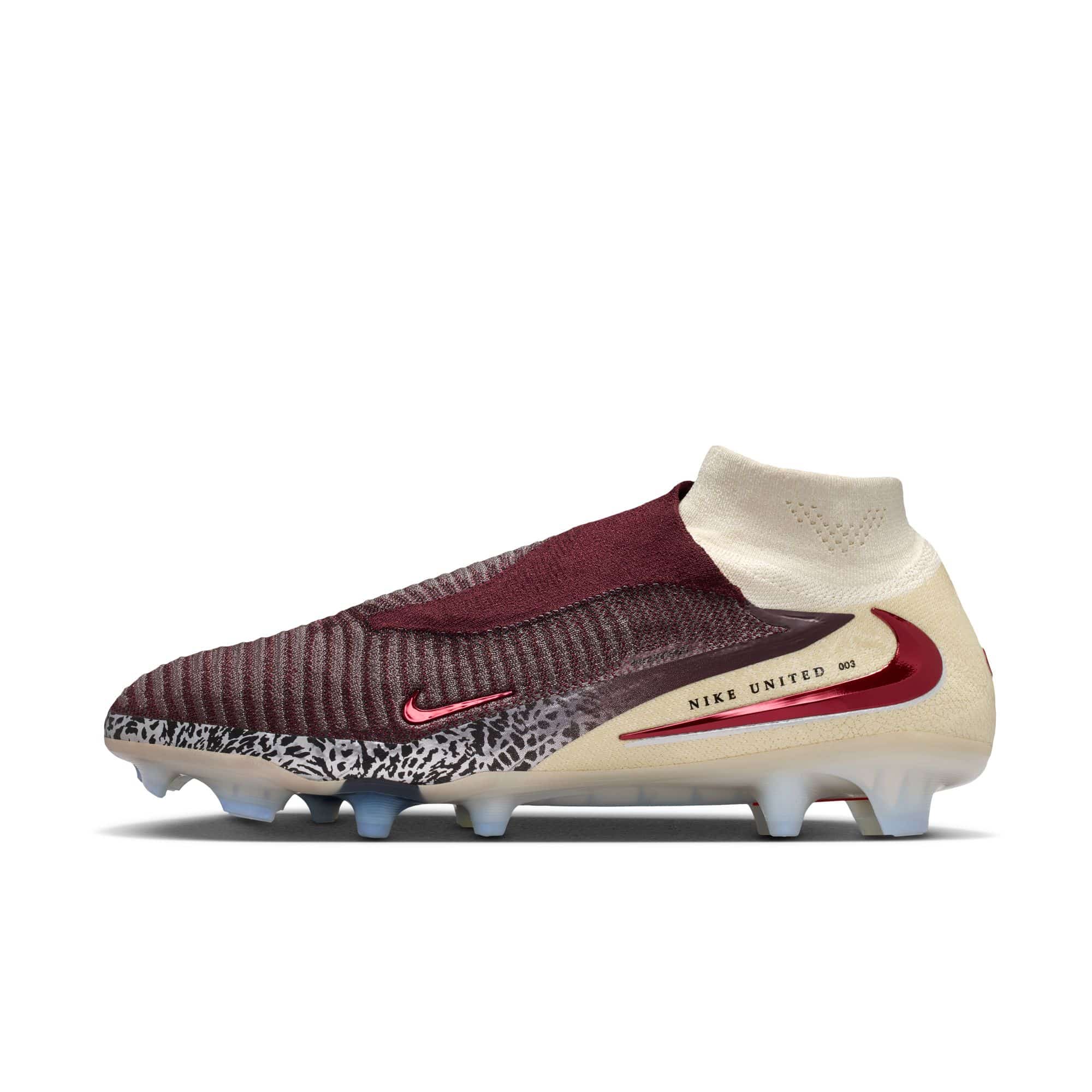 Nike United Phantom 6 High Elite FG soccer cleat side view