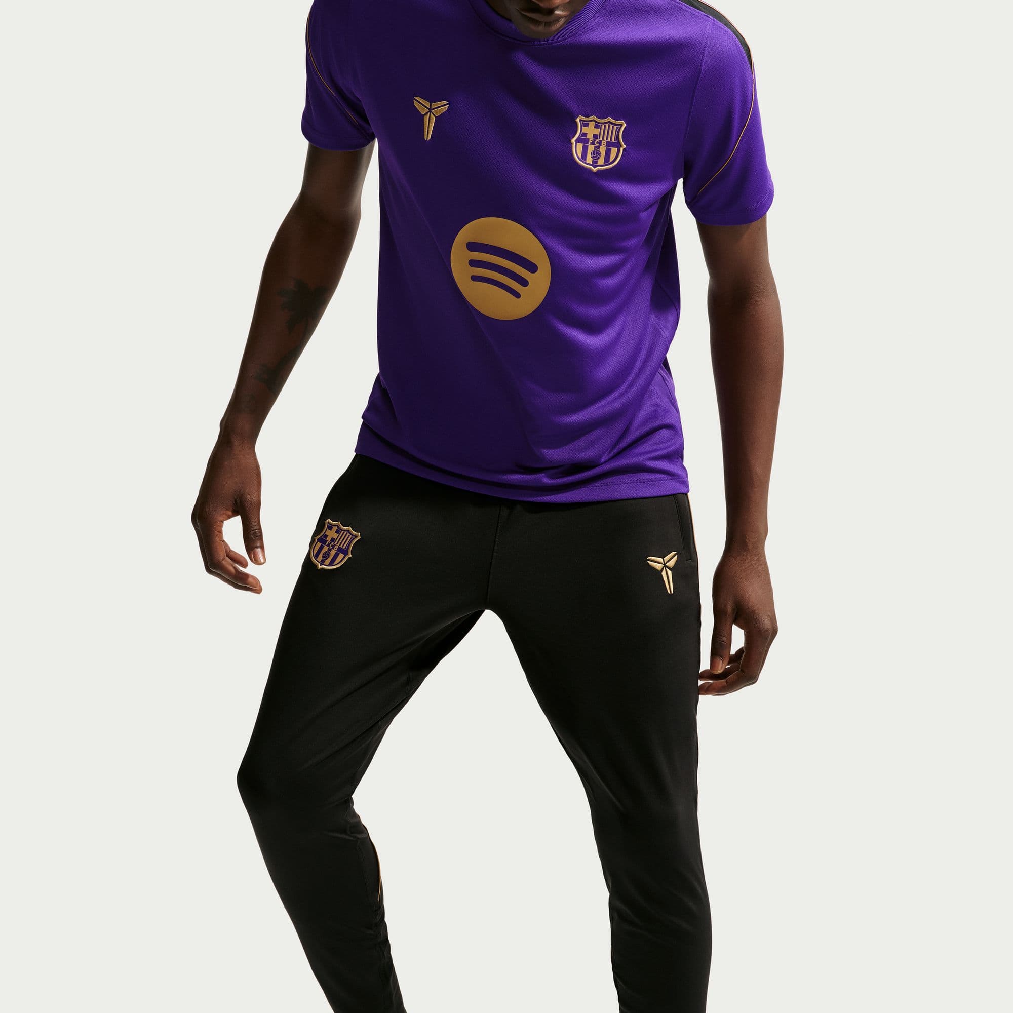FC Barcelona Strike Away Soccer Pants Training Bottoms Nike Purple XS