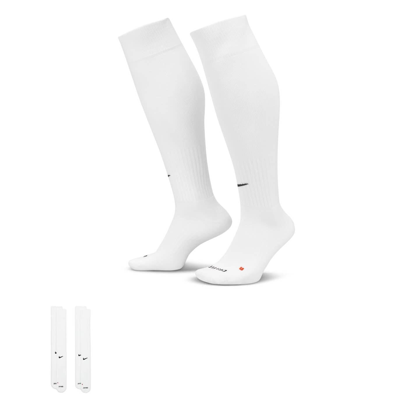 Nike Academy Over-The-Calf Soccer Socks Soccer Socks Nike White XS
