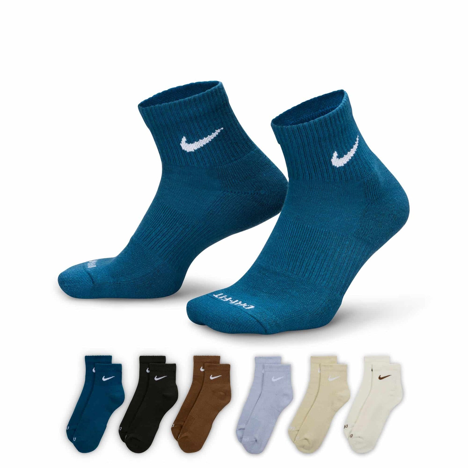 Nike Everyday Plus Cushioned Training Socks Nike Blue S