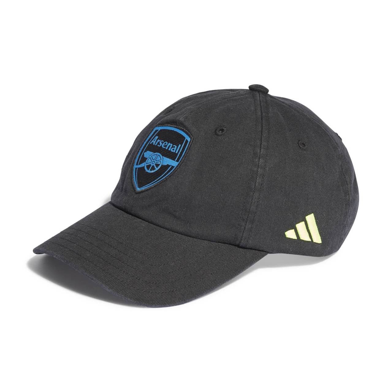 Arsenal Away Dad Cap Licensed Hats adidas Black ONE SIZE