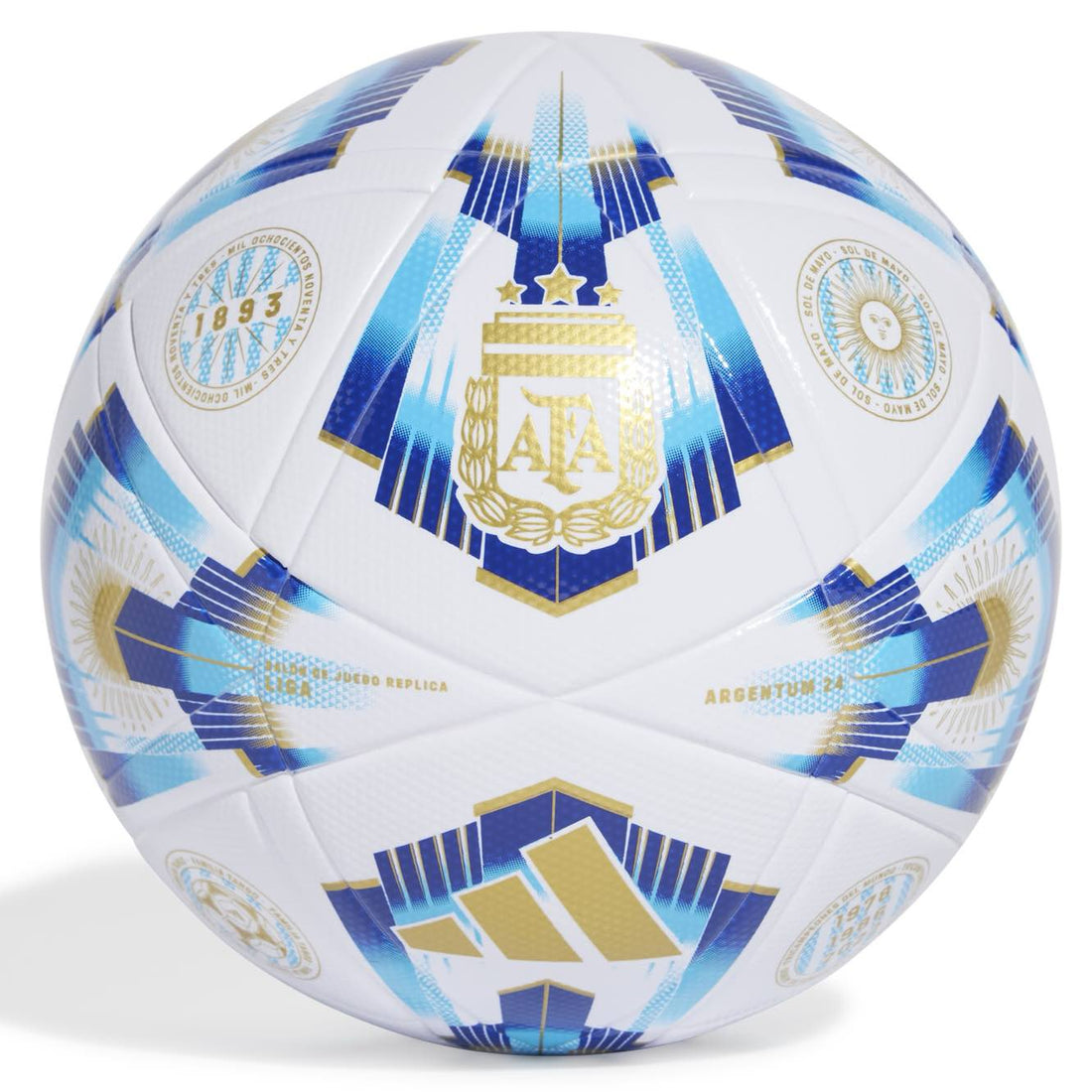 Argentina 24 League Soccer Ball Training Balls adidas White 4