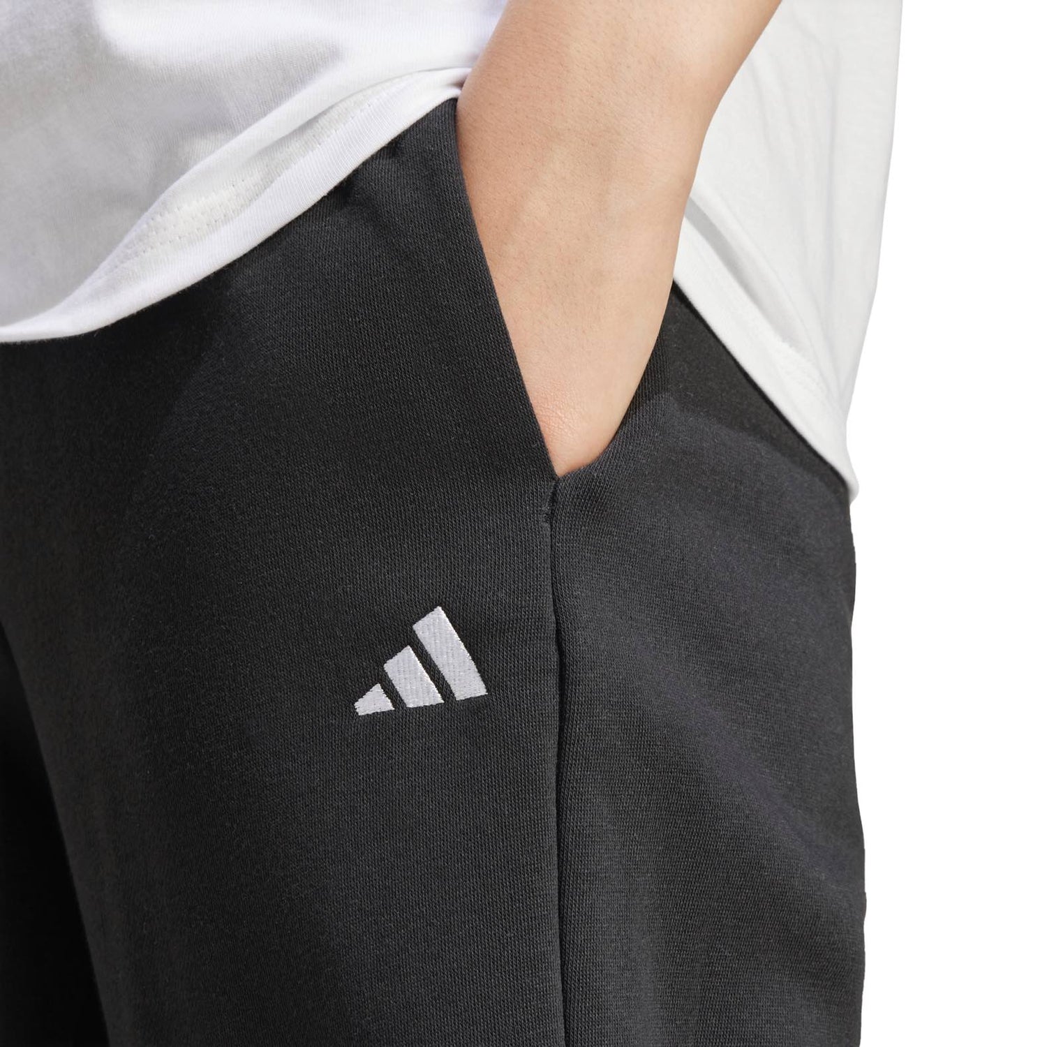 Essentials Small Logo Feel Cozy Open-Hem Pants Women Training Pants adidas