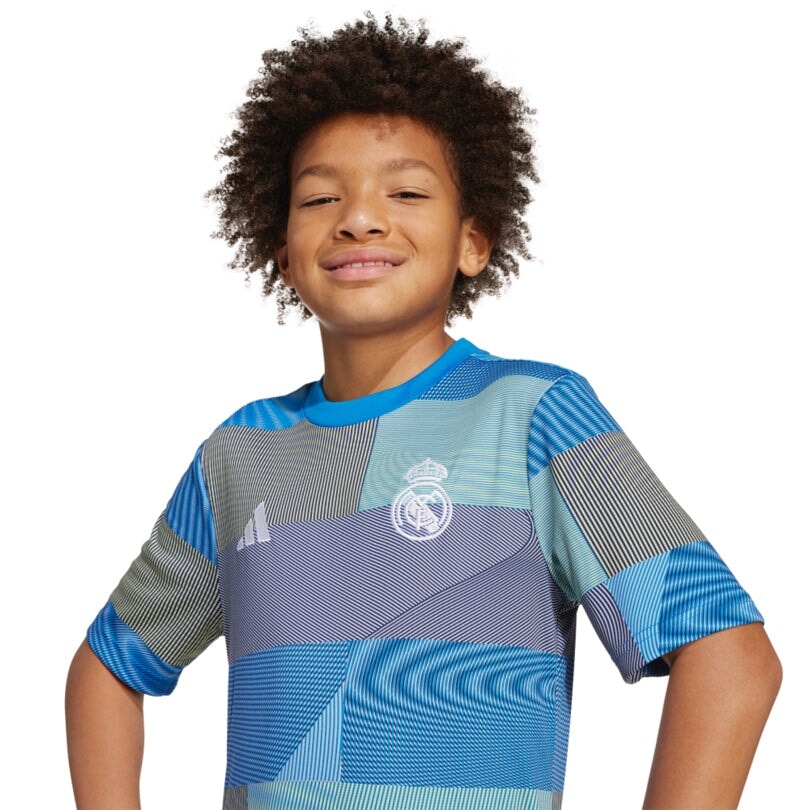 Real Madrid 25/26 Pre-Match Jersey Jr. Pre-match Tops adidas