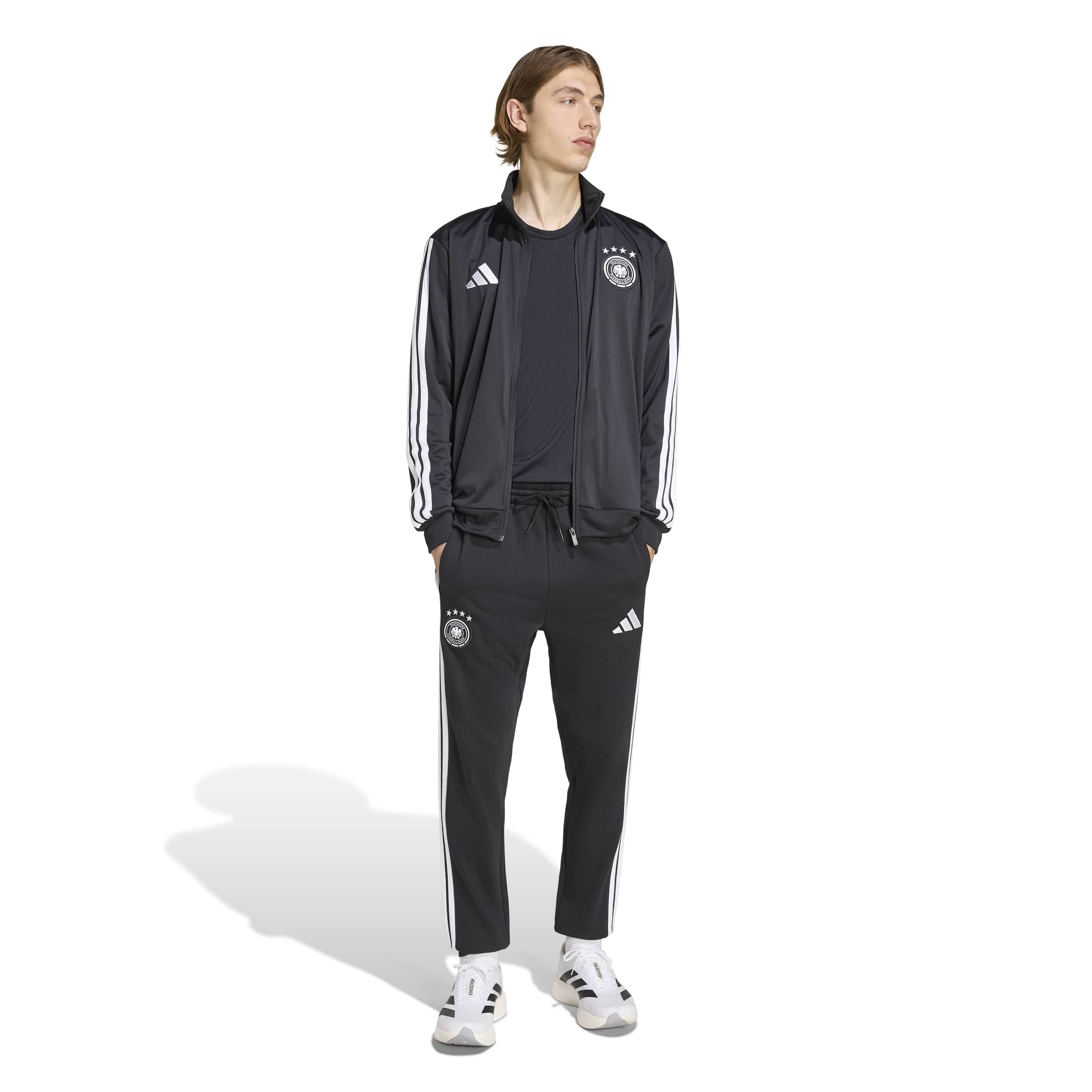 Germany DNA Fleece Tracksuit Bottoms Training Bottoms adidas