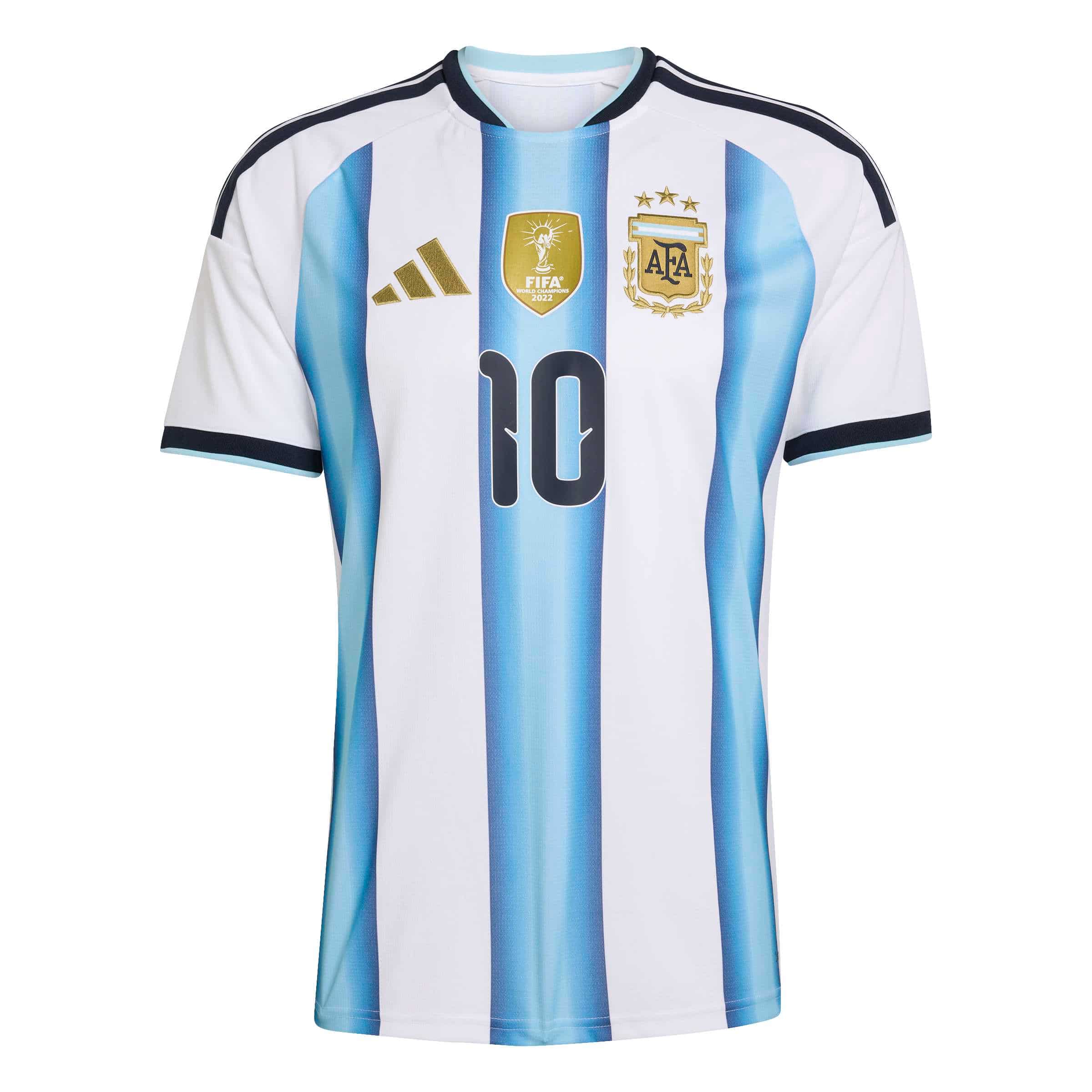 Argentina 26 Home Messi Jersey Official Jerseys adidas White XS