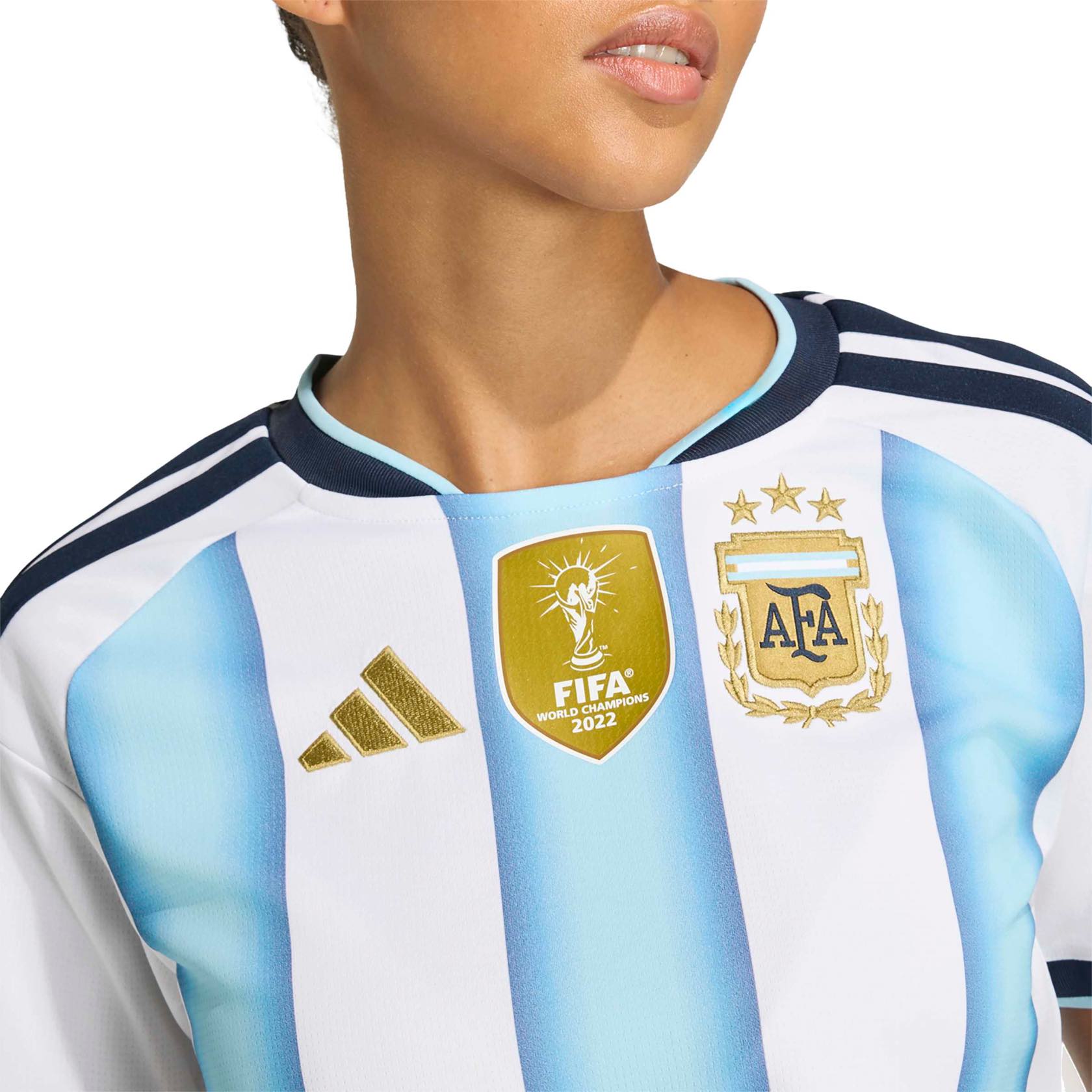 Argentina 2026 Home Cropped Jersey Women Official Jerseys adidas