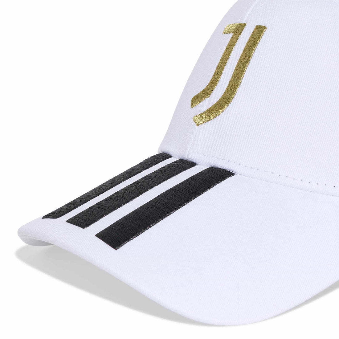 Juventus Baseball Cap logo close-up in white