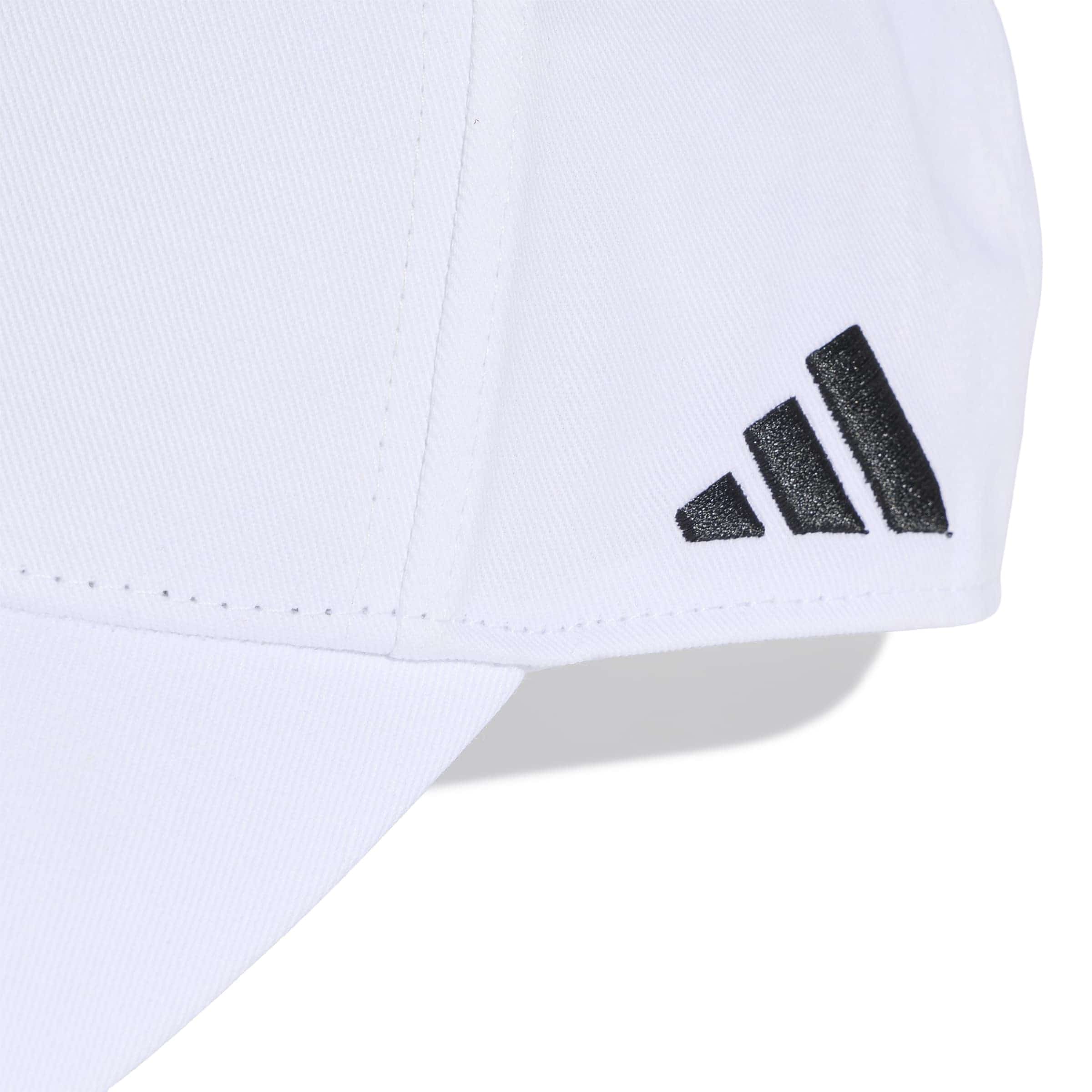 Juventus Baseball Cap side detail in white