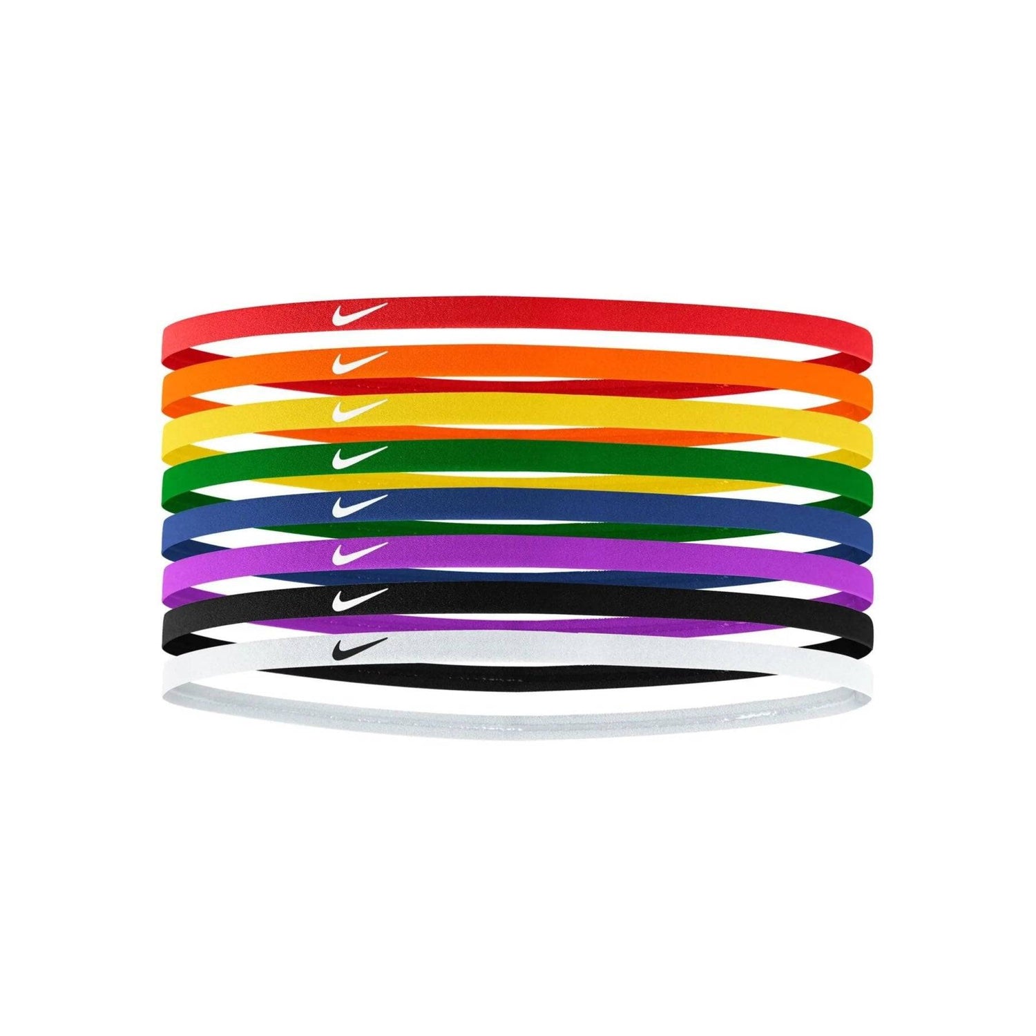 Nike Skinny Hairbands 8 Pk Headbands Nike Red / Orange ONE SIZE
