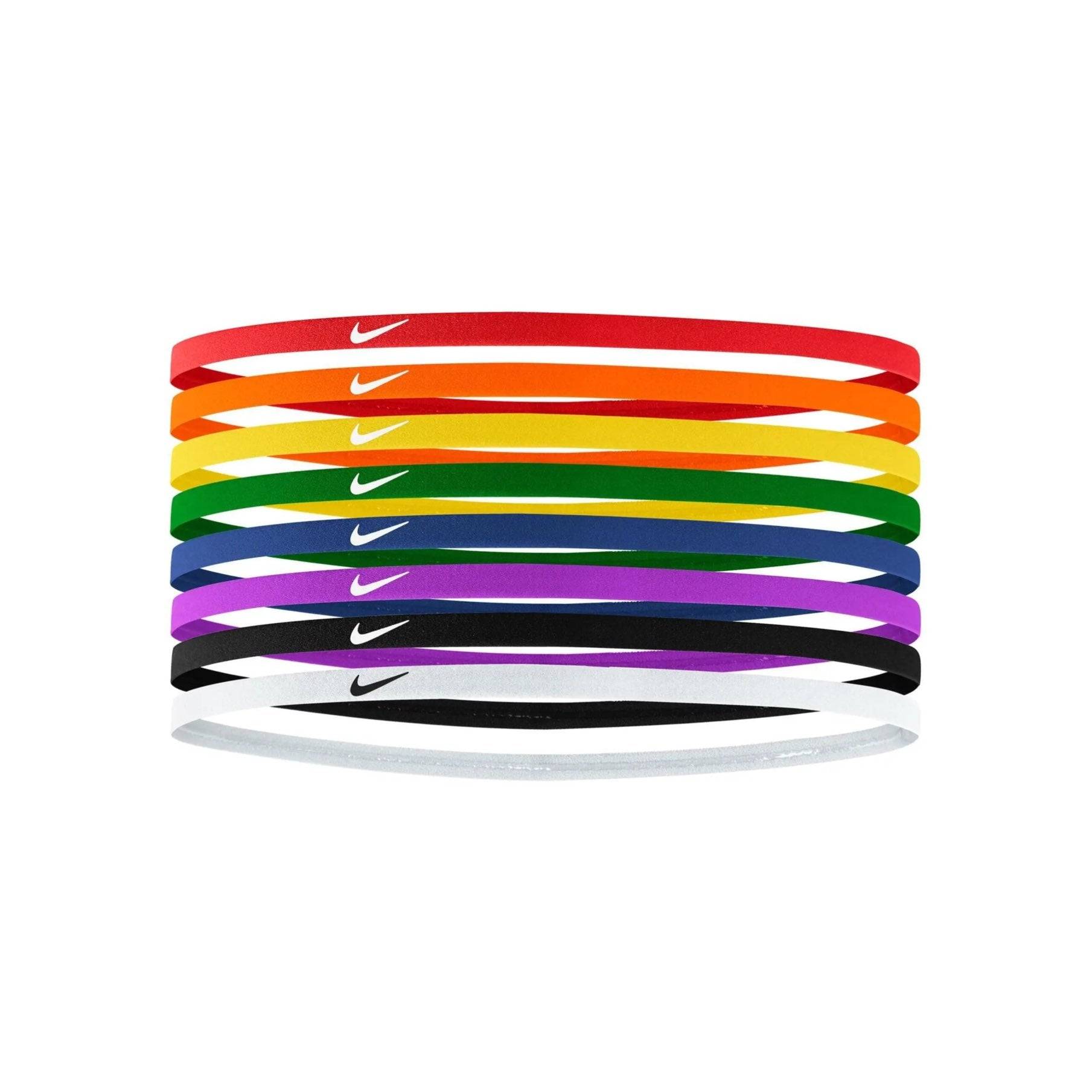 Nike Skinny Hairbands 8 Pk Headbands Nike Red / Orange ONE SIZE