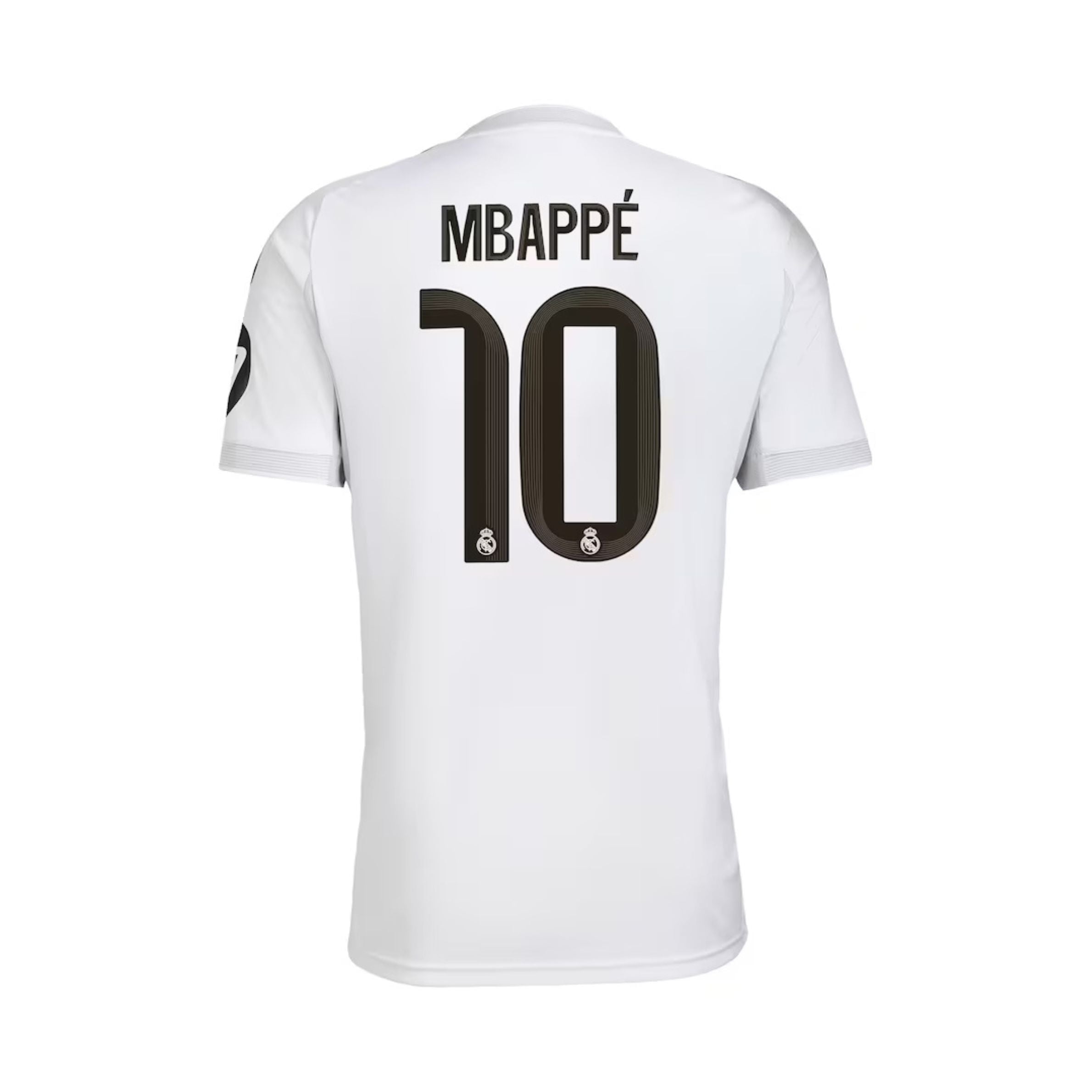 REAL MADRID Home Jersey Jr. Kylian Mbappé Official Jerseys adidas White YXS
