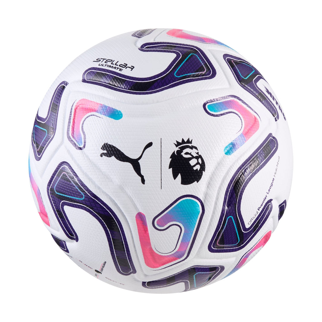 PUMA Stellar Nitro Ultimate Premier League Reactivity official soccer ball front view