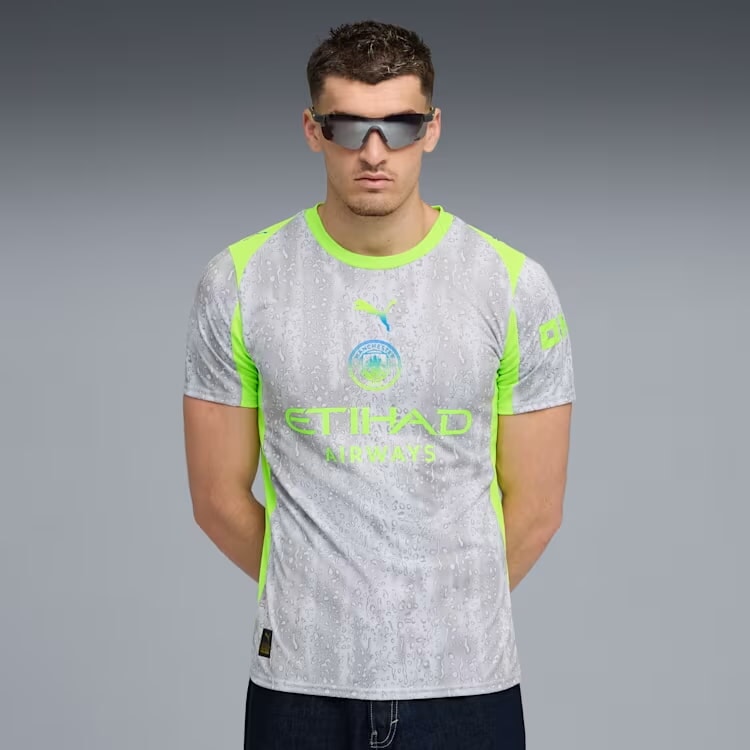 Manchester City 25/26 Third Jersey Official Jerseys PUMA Green S 
