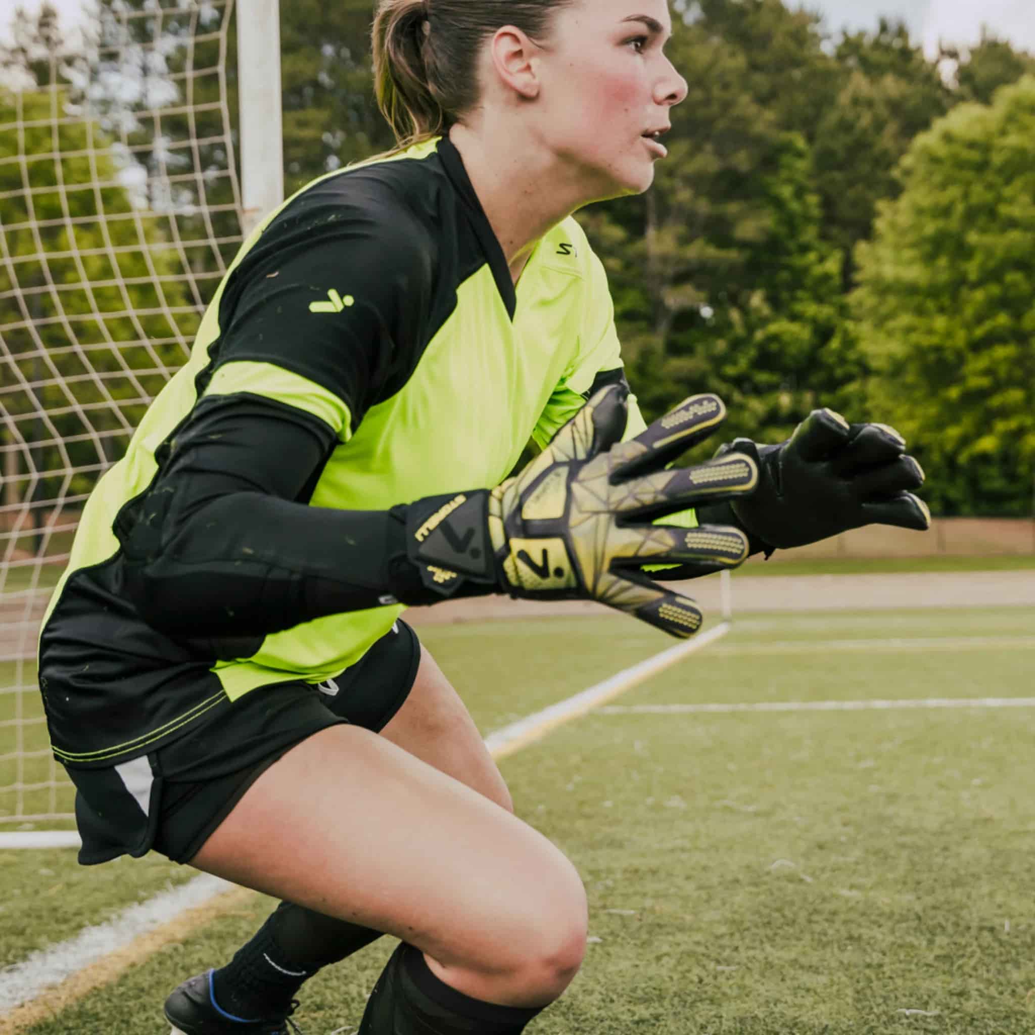 Storelli women sliders worn during soccer training