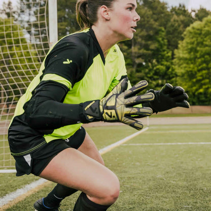 Storelli women sliders worn during soccer training