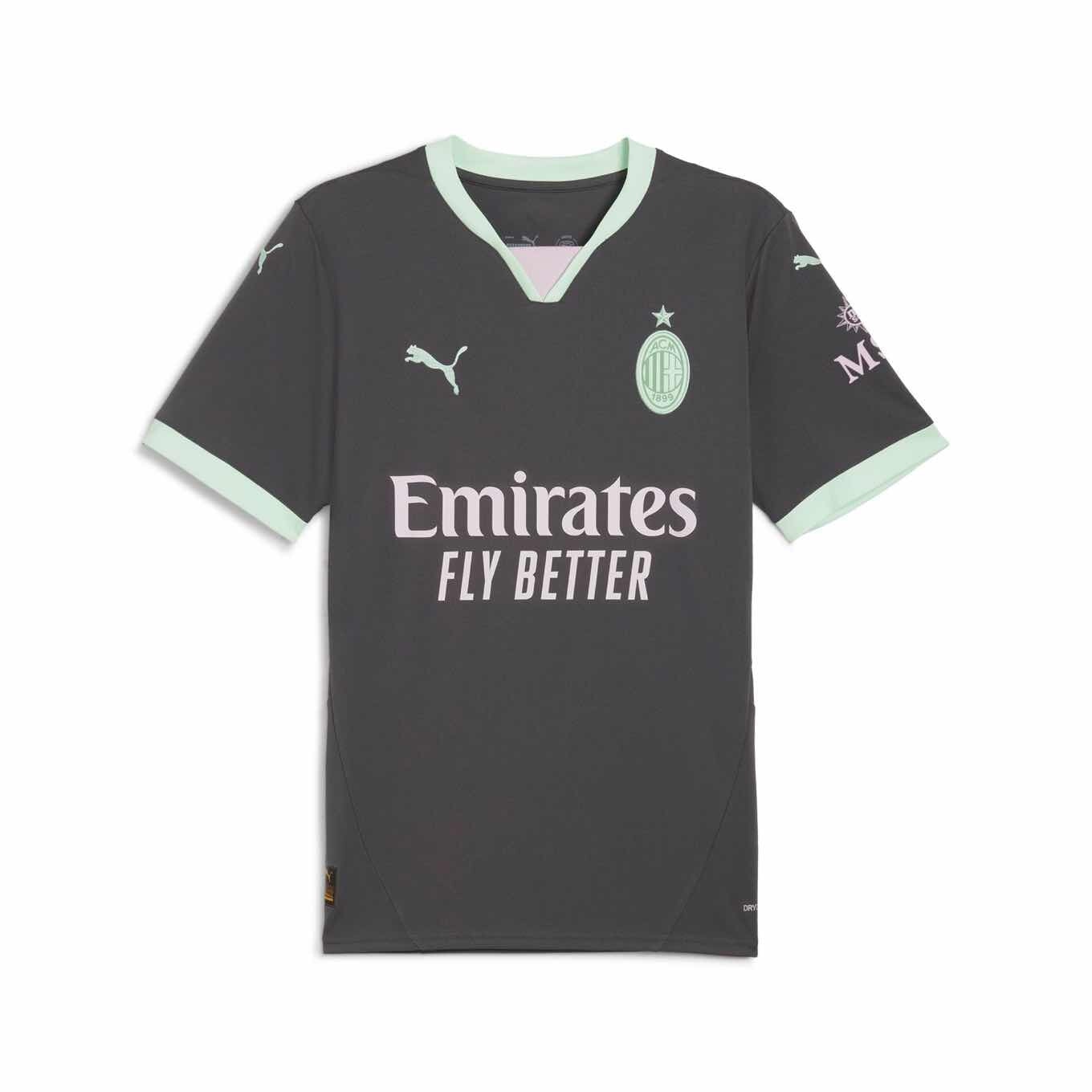 AC Milan 24/25 Third Jersey Licensed Jerseys Puma Grey S 