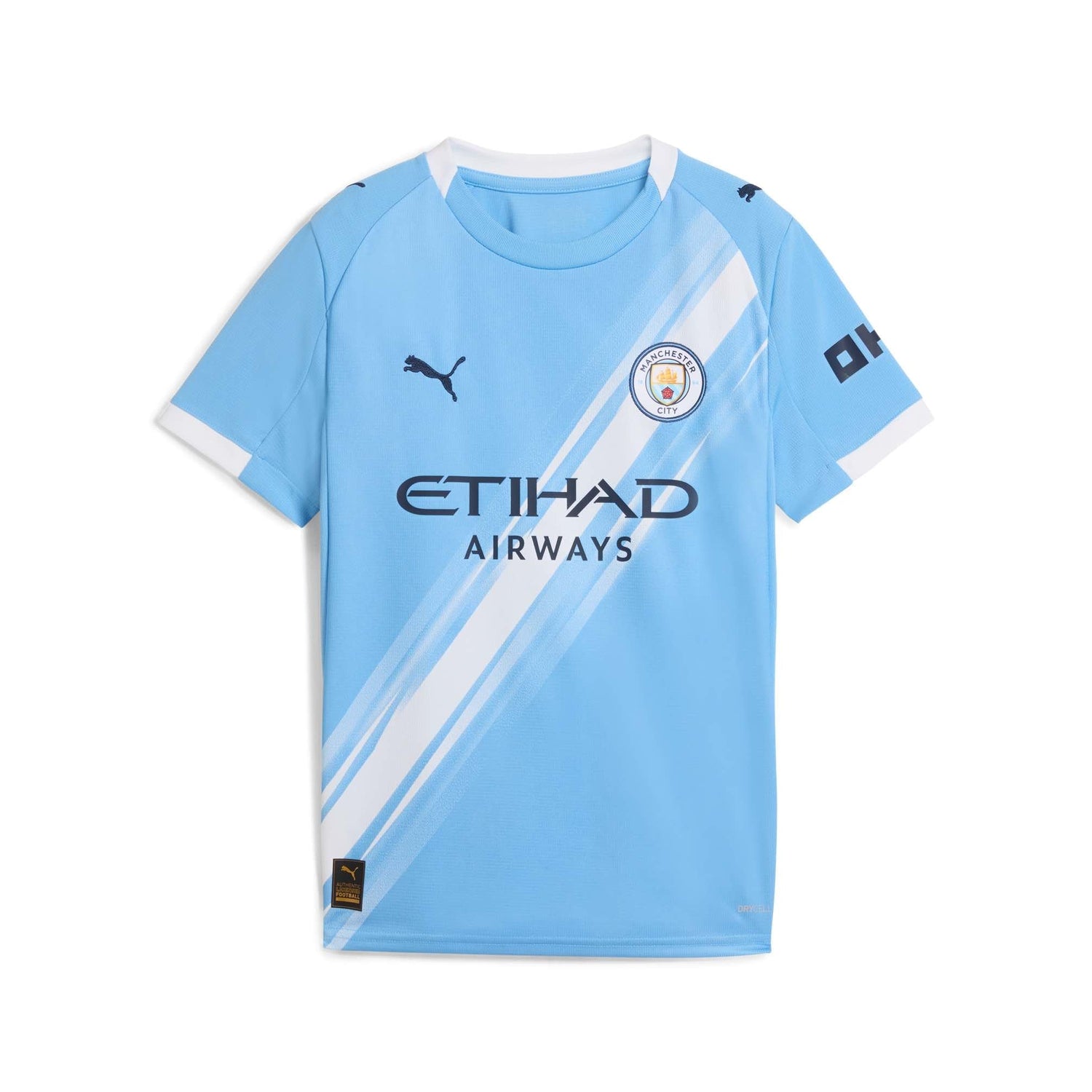 Manchester City 25/26 Home Jersey Jr. Licensed Jerseys Puma Blue YS 