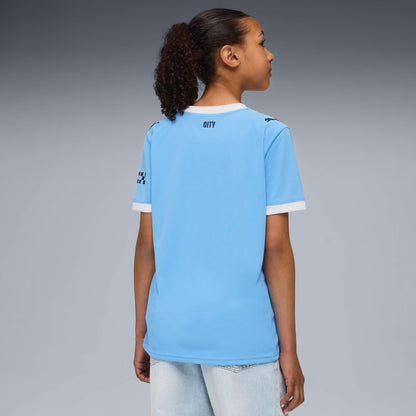Manchester City 25/26 Home Jersey Jr. Licensed Jerseys Puma 