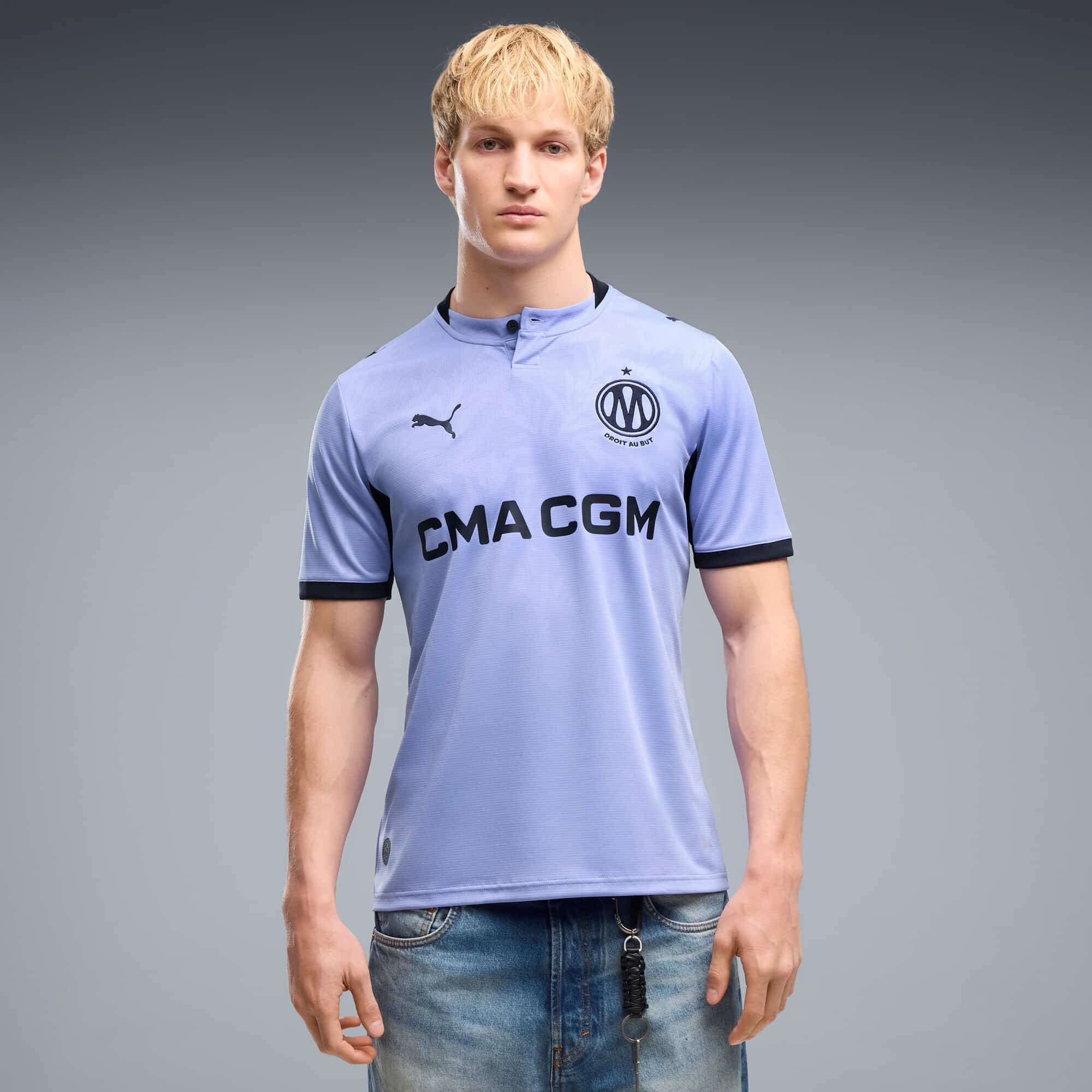 Olympique de Marseille 26/27 Third Jersey Official Jerseys PUMA Blue S 