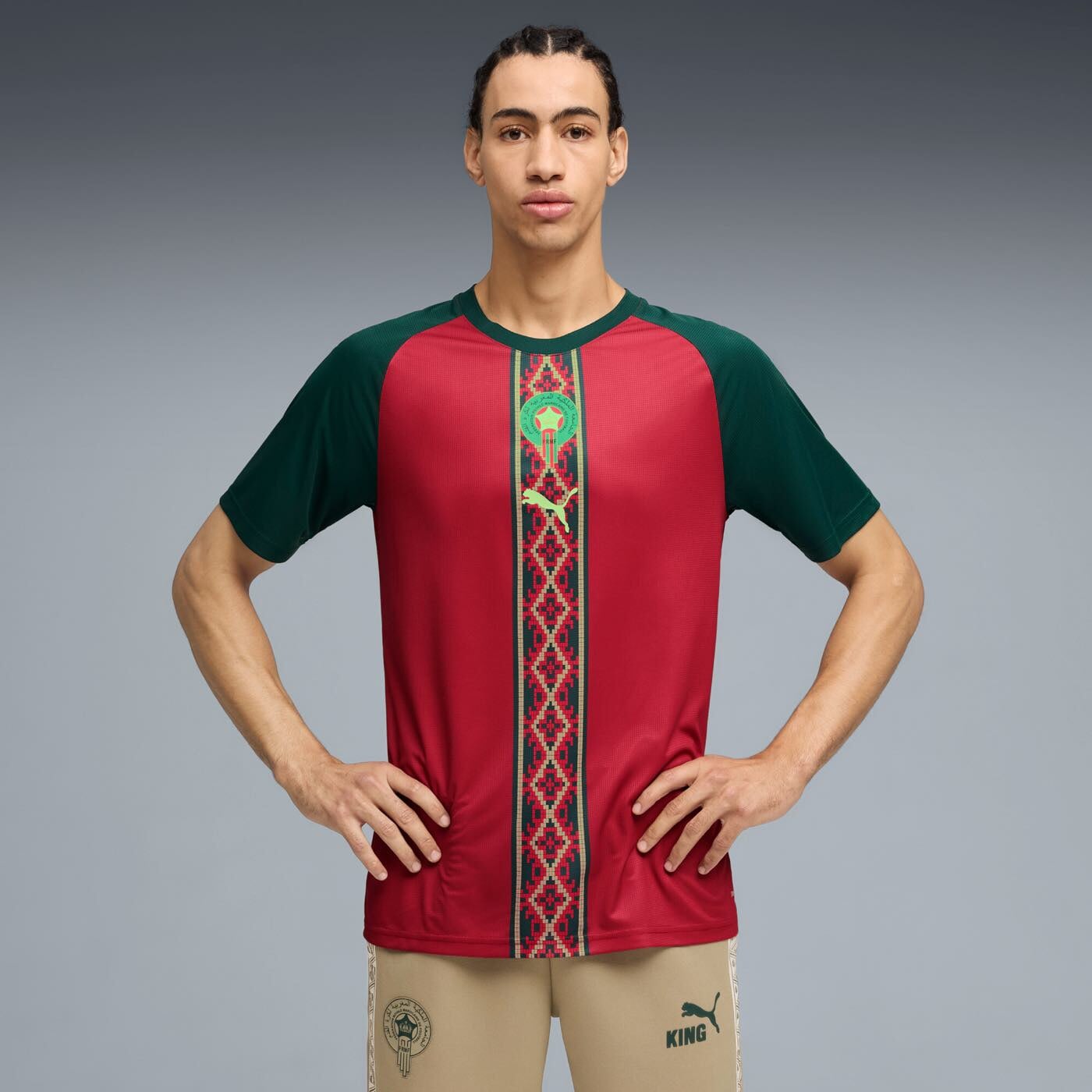 Morocco Warm Up Training Top Training Tops PUMA Red S 