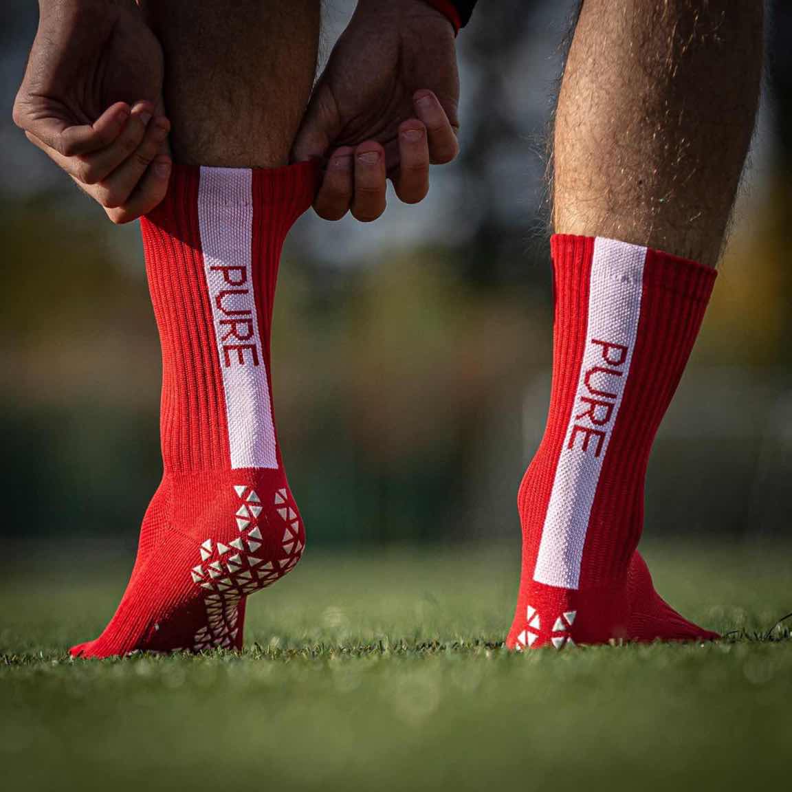 Pure Grip Socks Red Grip Socks Pure 