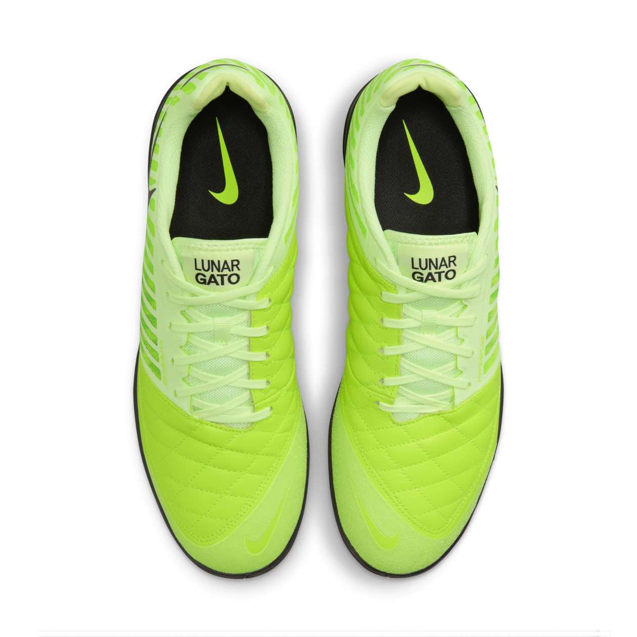 Nike Lunargato II indoor court soccer shoes showcasing their sleek design and performance features.