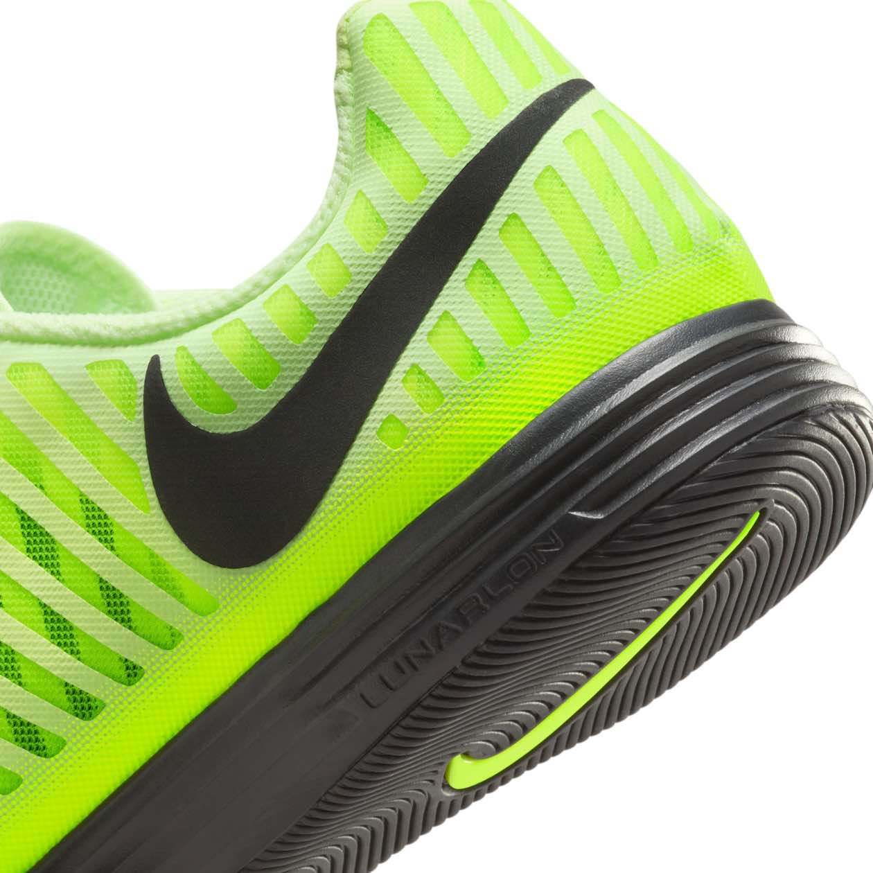 Nike Lunargato II indoor court soccer shoes showcasing their sleek design and performance features.