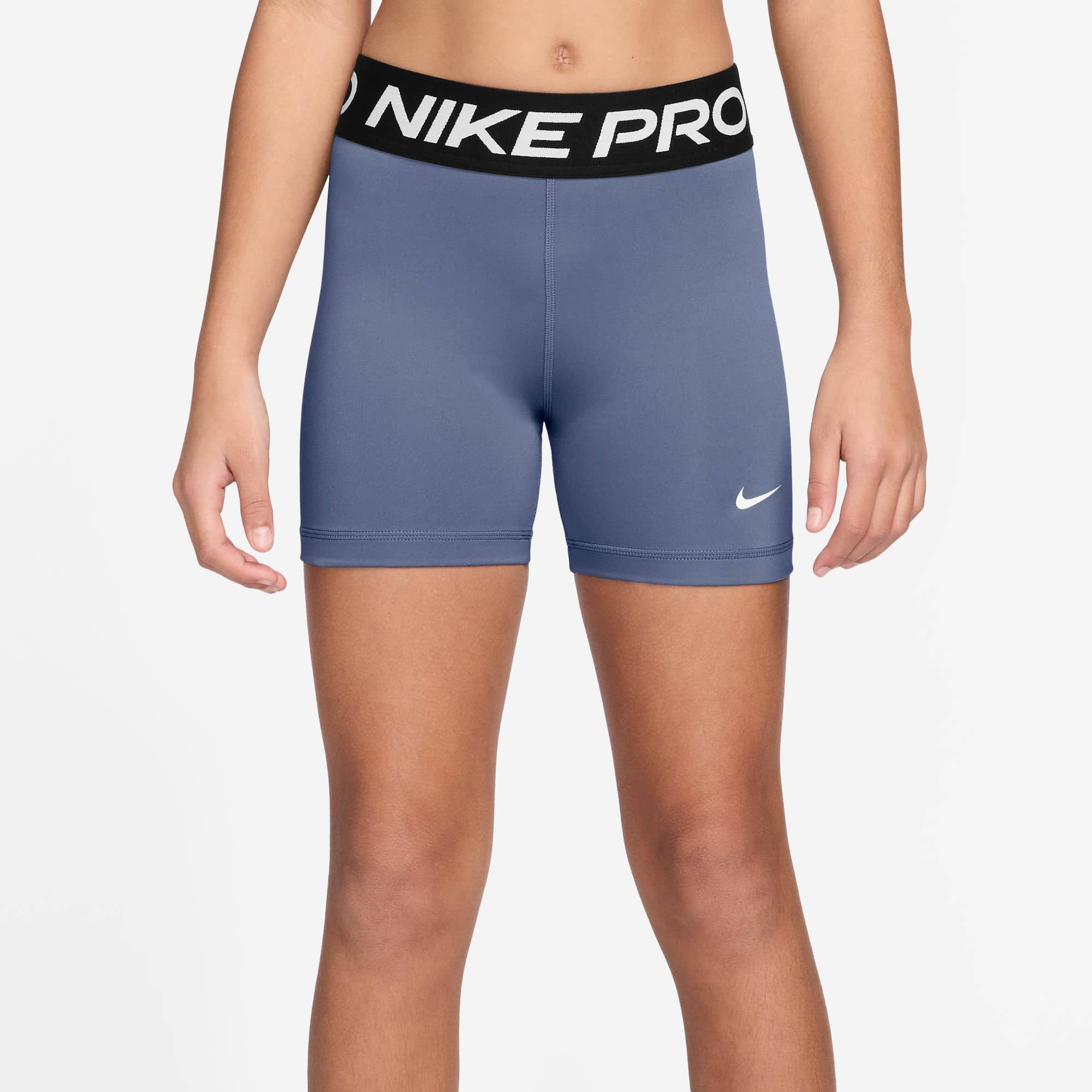 Nike Pro Older Girls Shorts 3&quot; Compression Shorts Nike Indigo YXS 