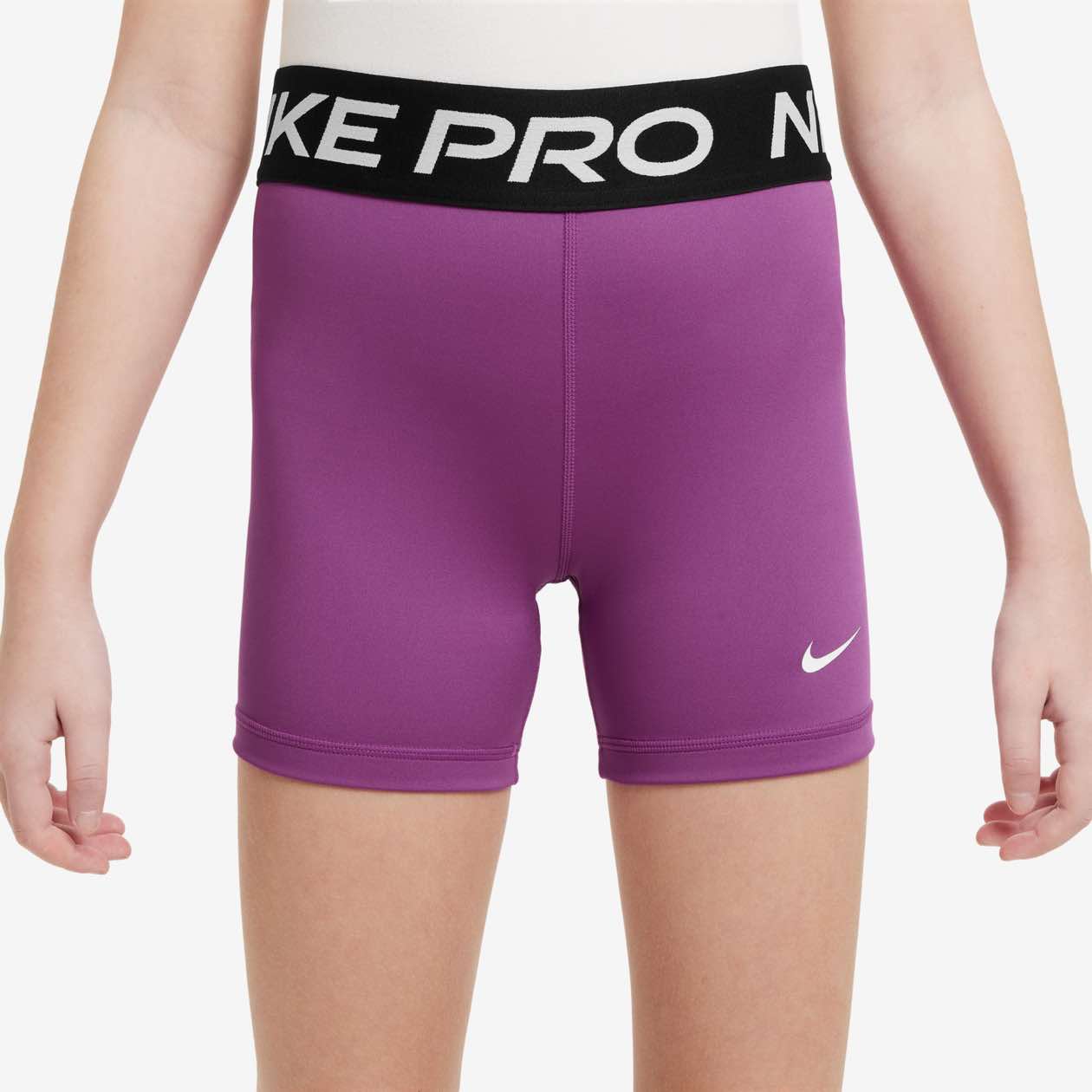 Nike Pro Older Girls Shorts 3&quot; Training Shorts Nike Purple YS 