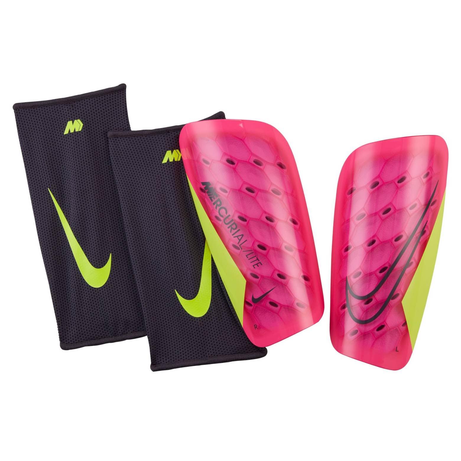 Protege tibias de soccer Nike Mercurial Lite avec coque profil bas Premium Soccer