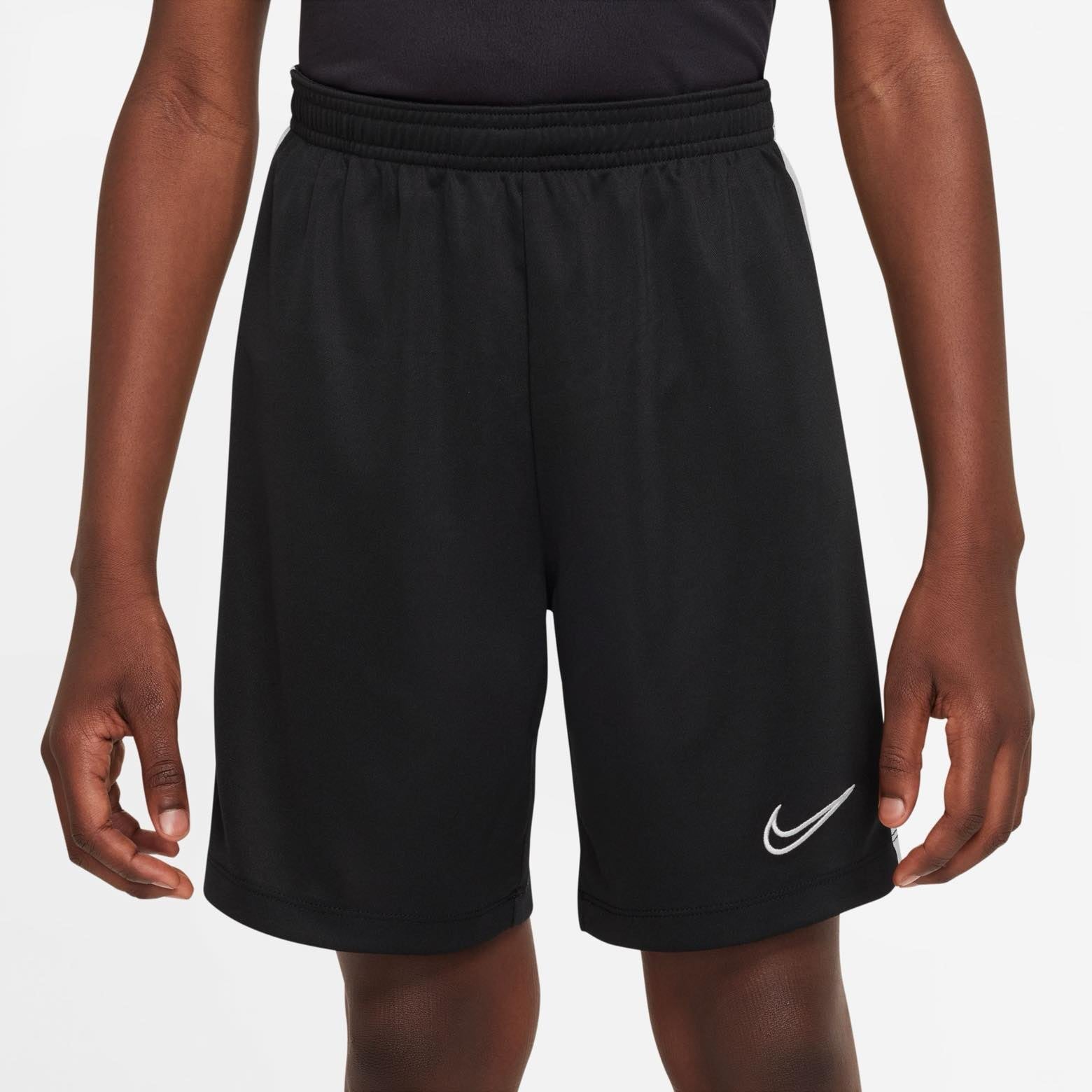 Nike Boys Dri Fit Academy23 Soccer Shorts in Black White