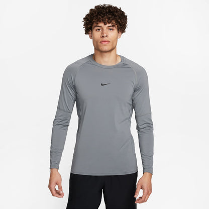 Nike Pro Long Sleeve Training Top Training Tops Nike Grey 2XS 